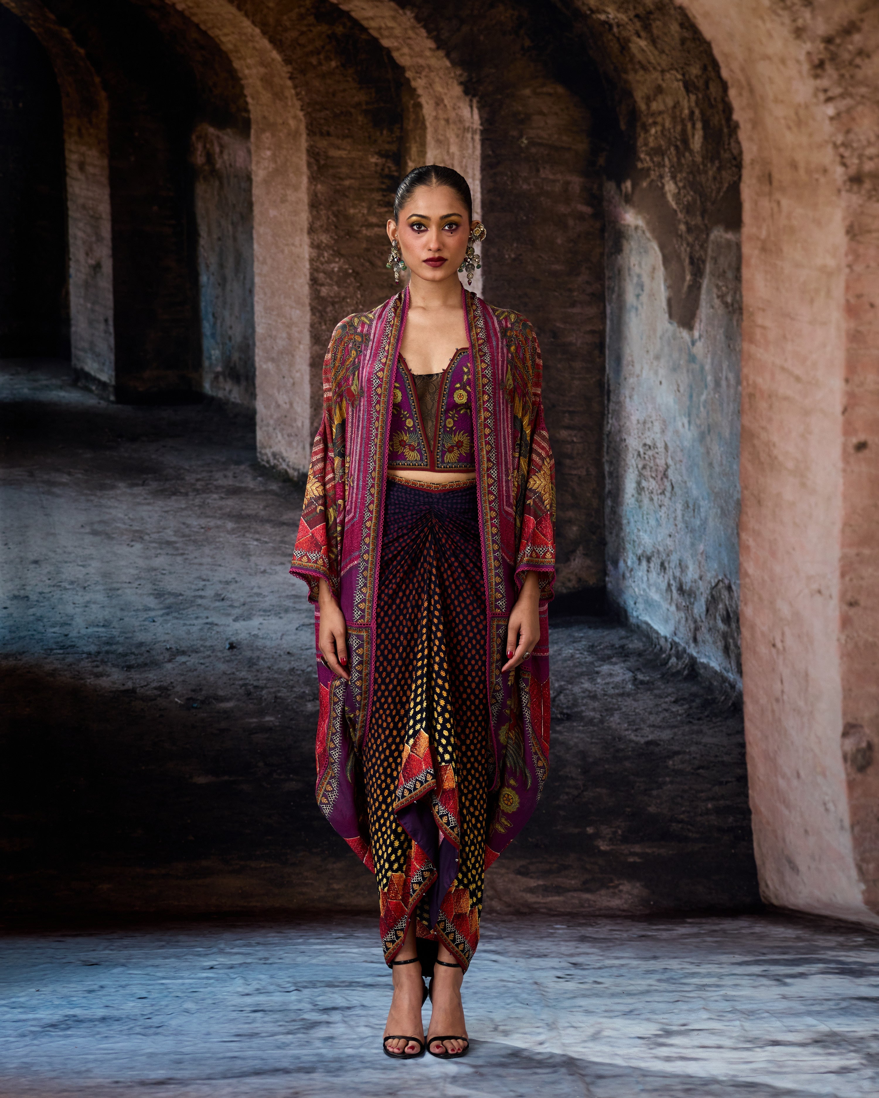 Bethari : Jannat/Corset/Draupati - Plum/Gold