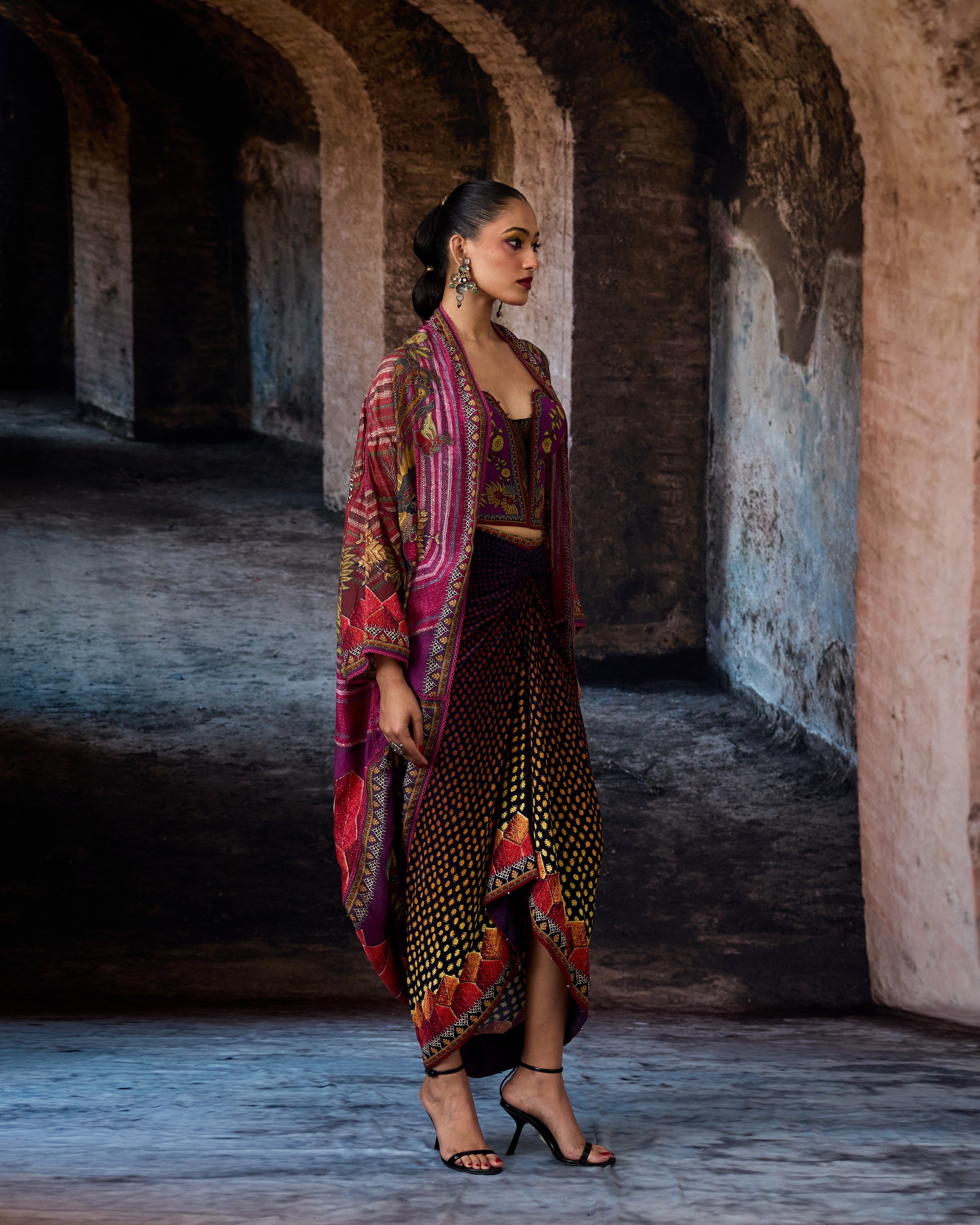 Bethari : Jannat/Corset/Draupati - Plum/Gold