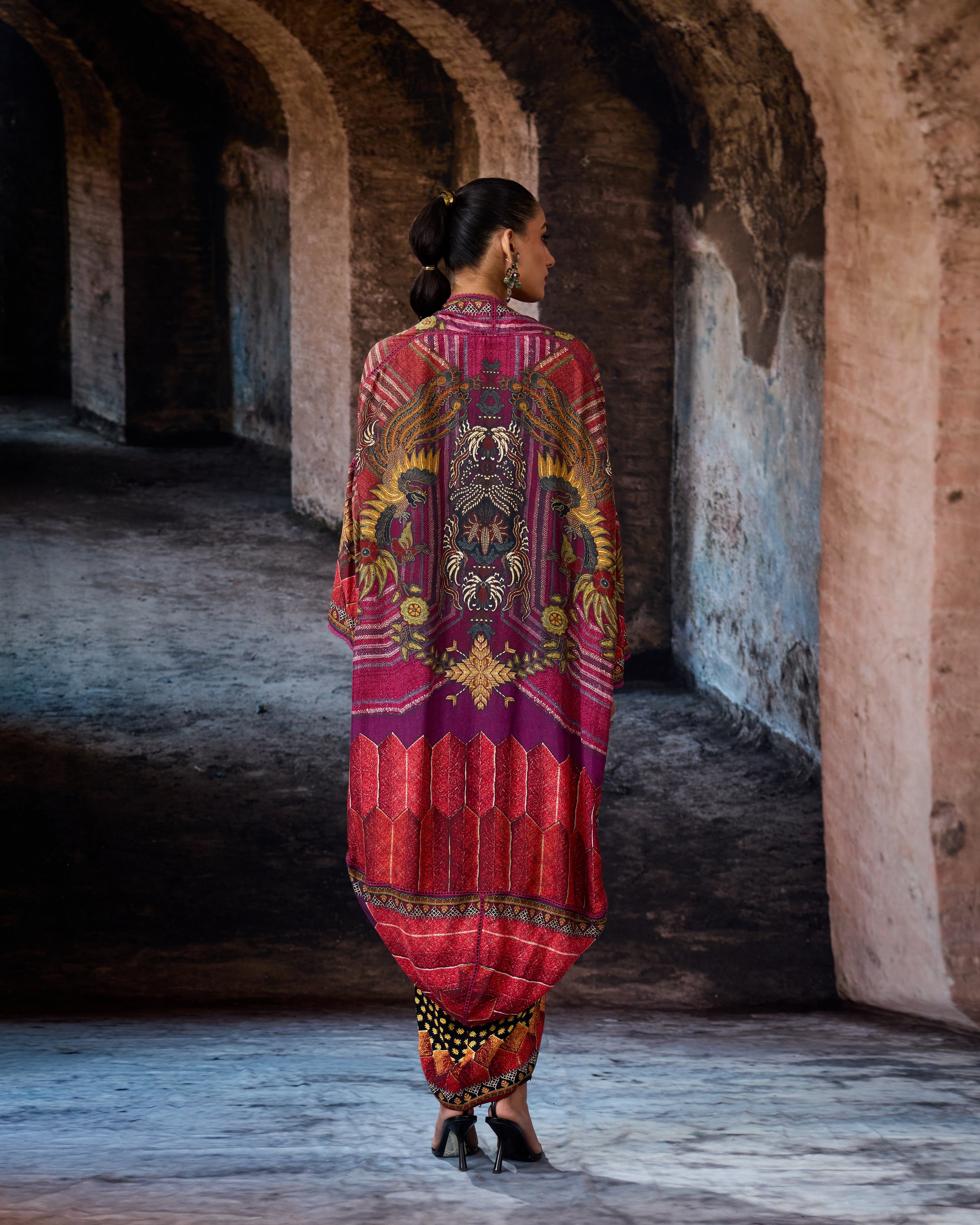 Bethari : Jannat/Corset/Draupati - Plum/Gold