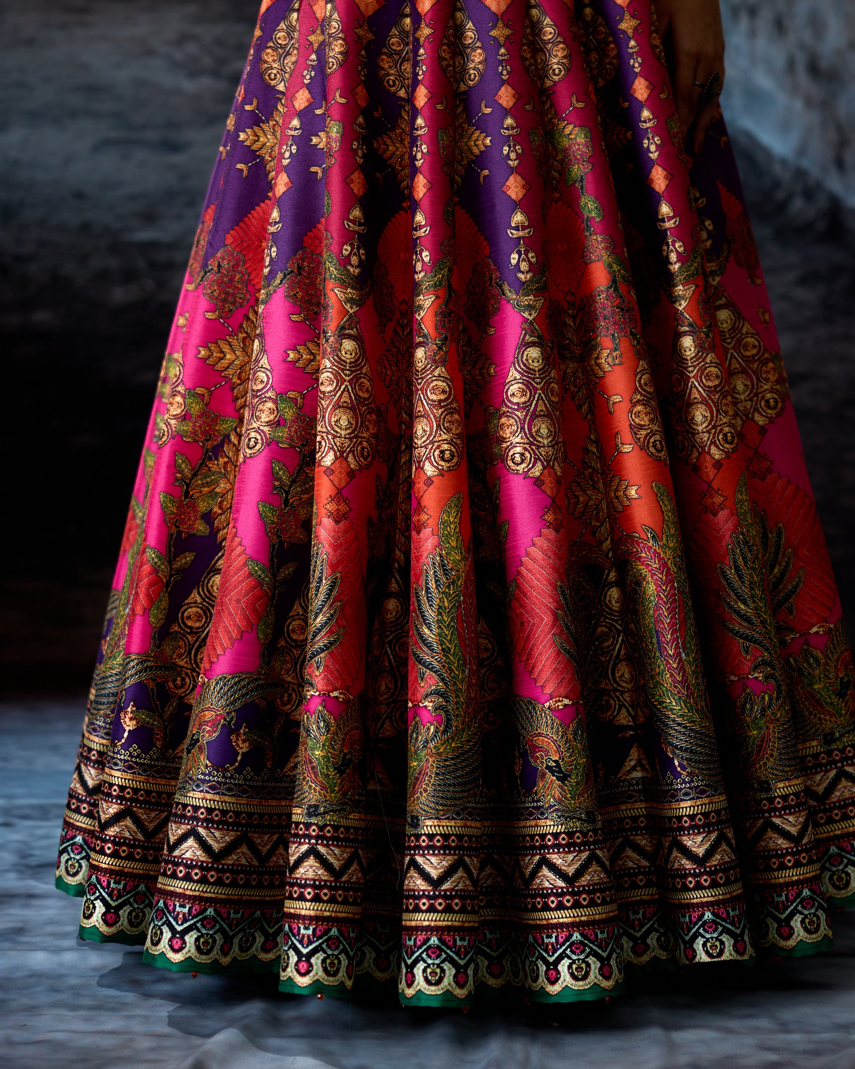 Bethari : Leela - Fuchsia/Orange/Purple