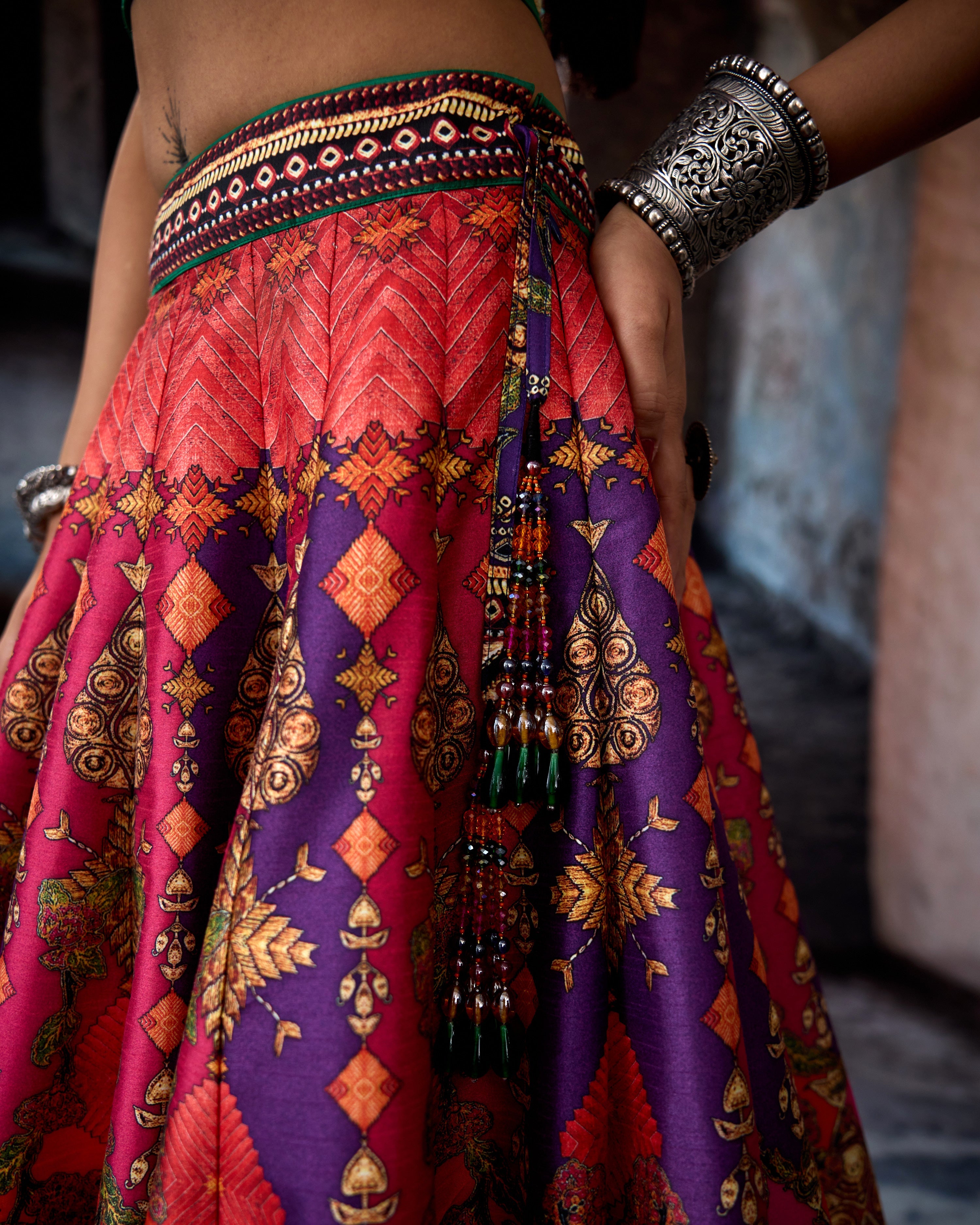 Bethari : Leela - Fuchsia/Orange/Purple