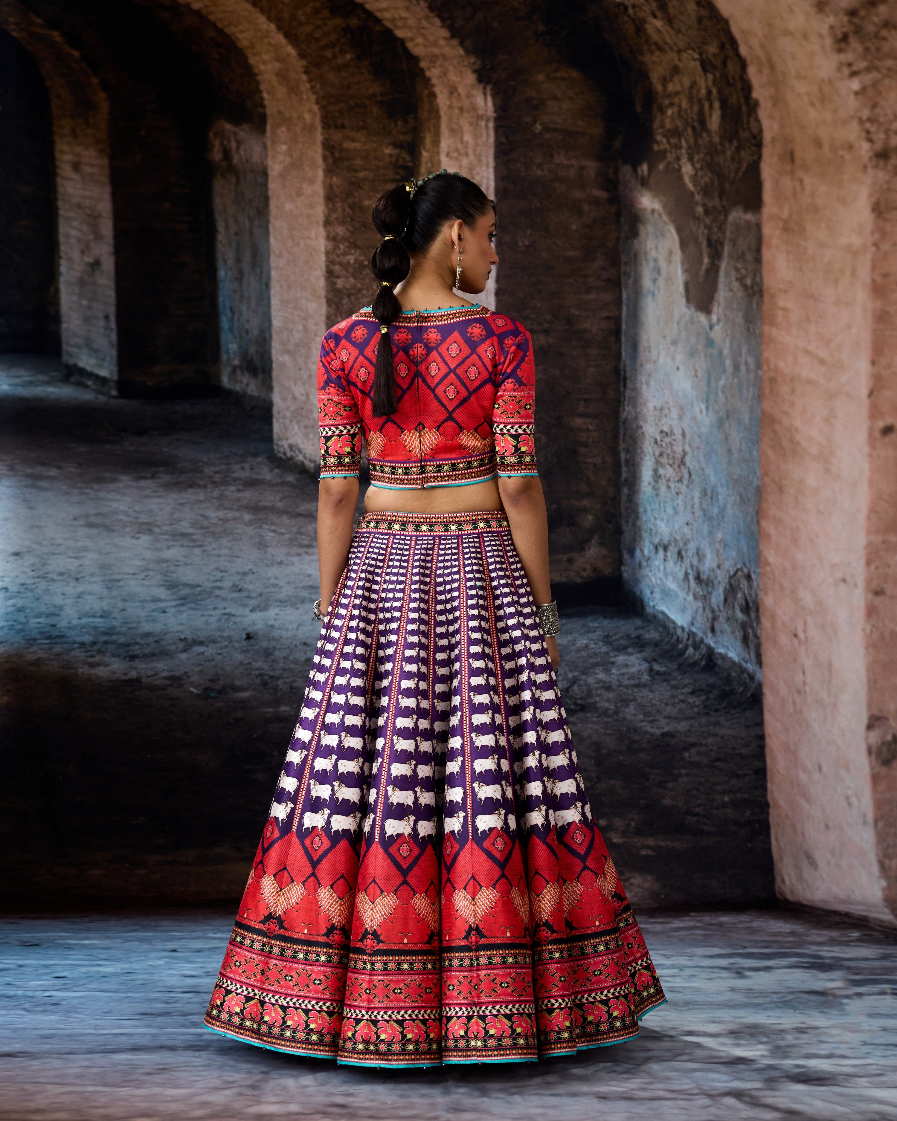 Bethari : Leela - Purple/Turquoise