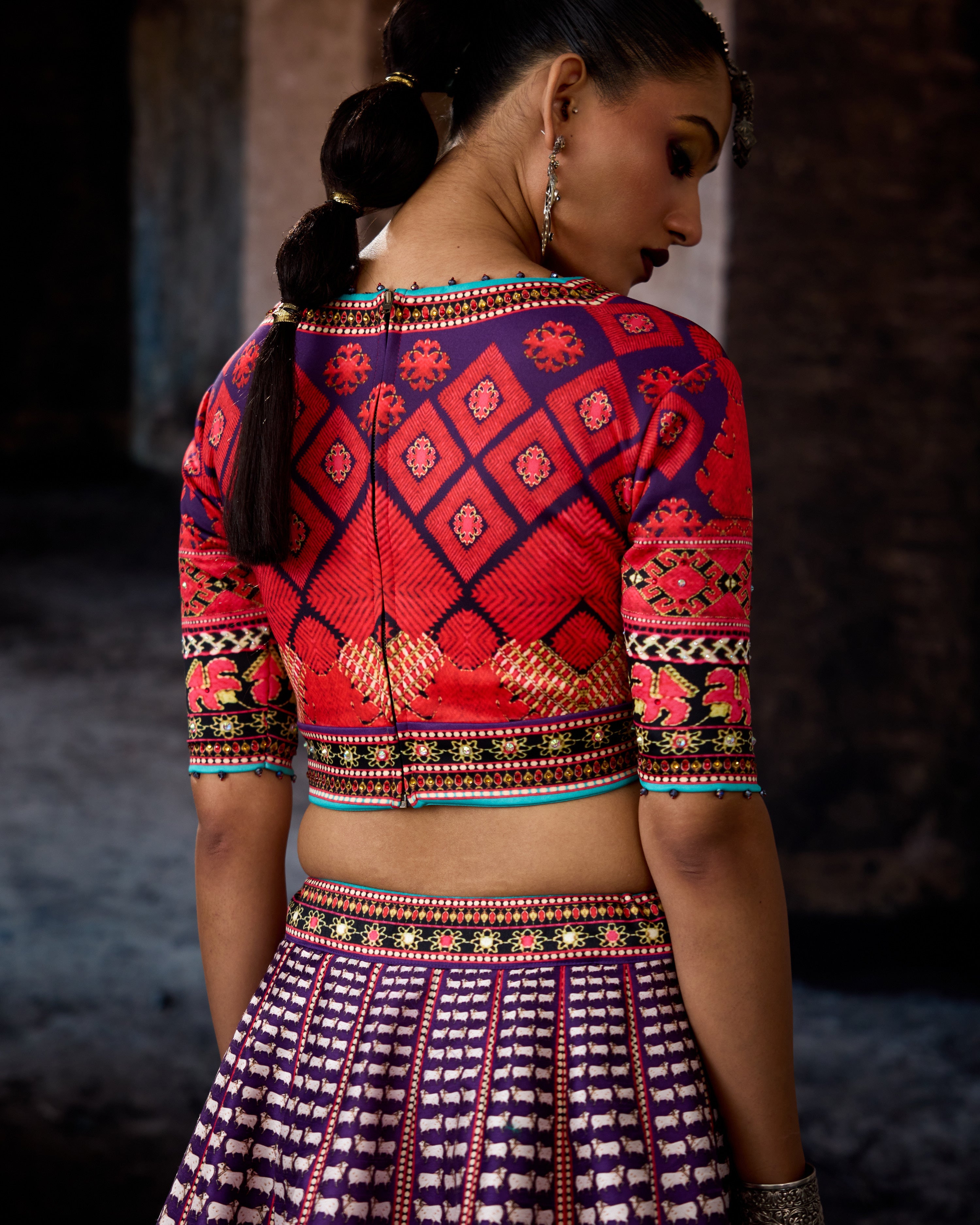 Bethari : Leela - Purple/Turquoise