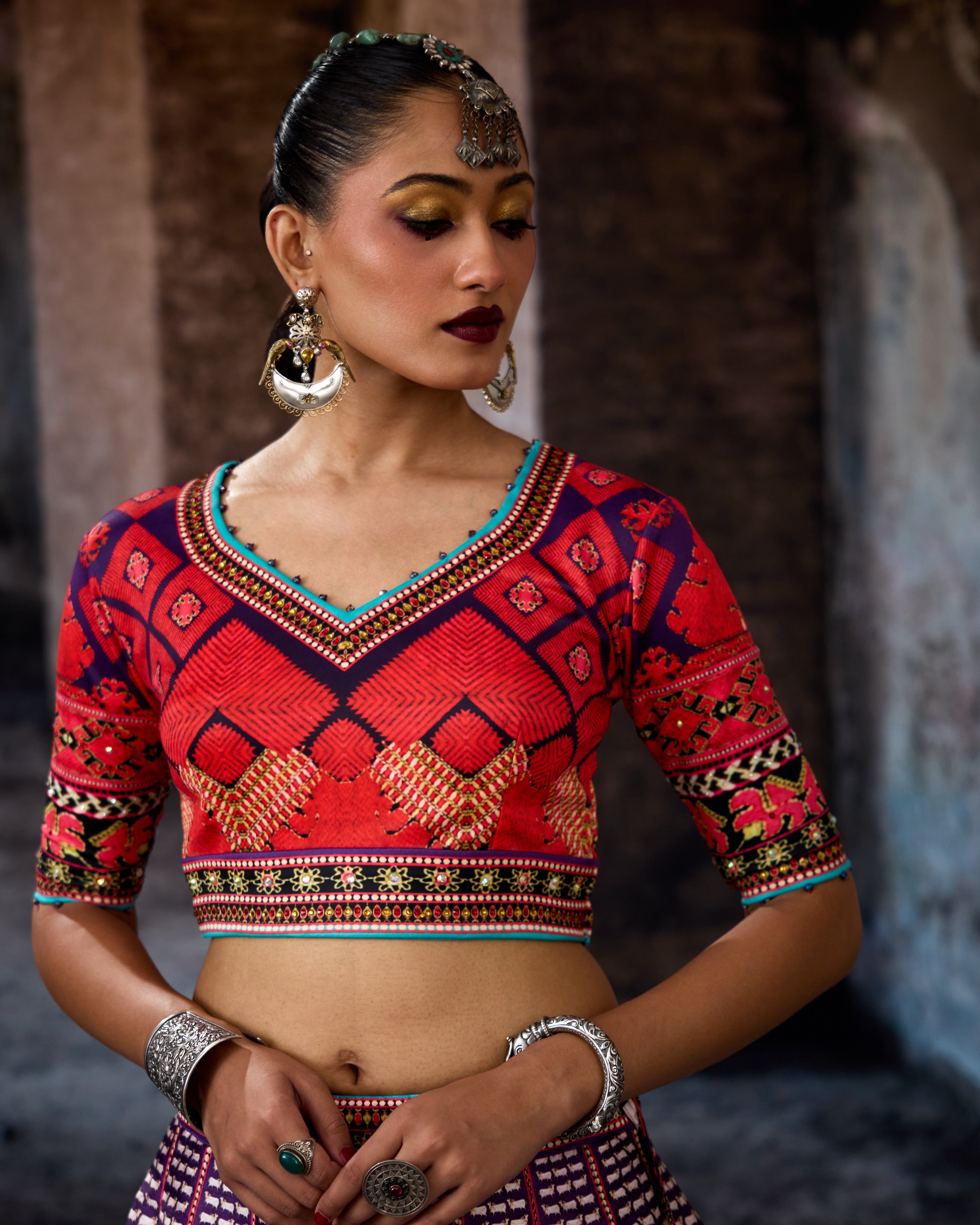 Bethari : Leela - Purple/Turquoise