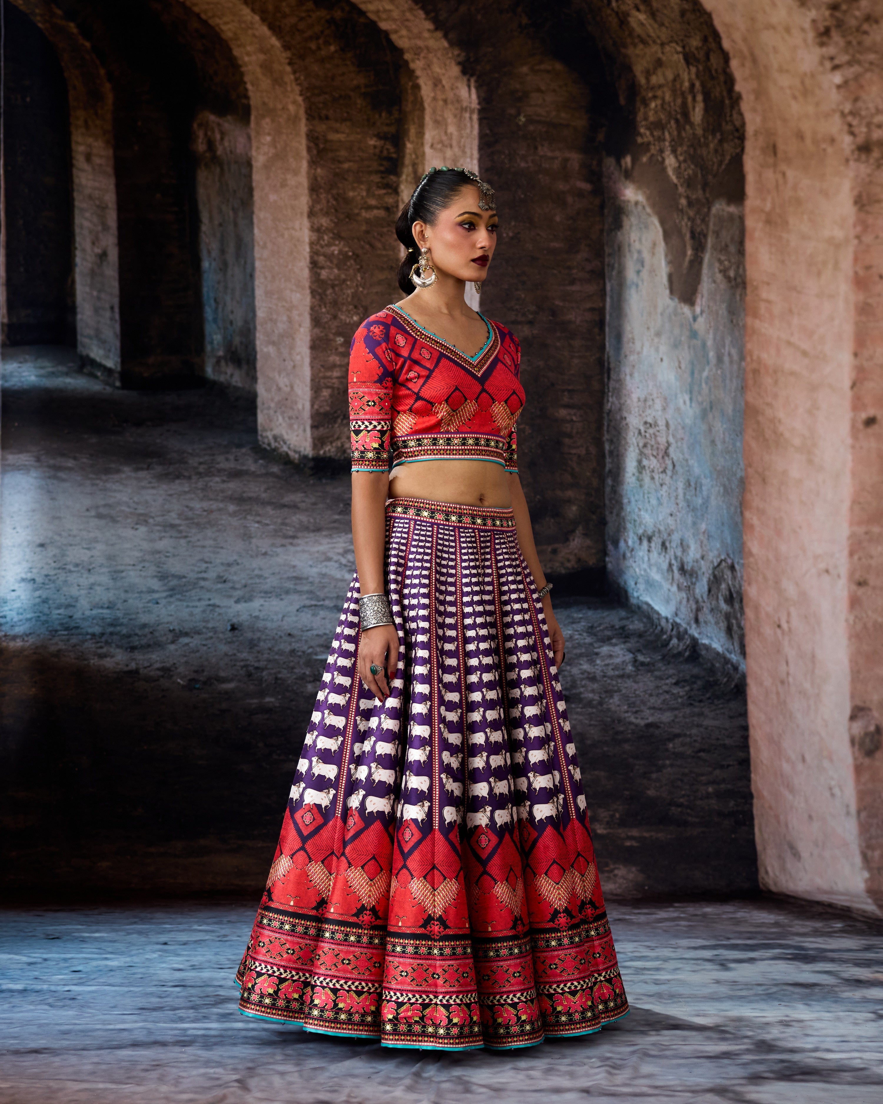 Bethari : Leela - Purple/Turquoise