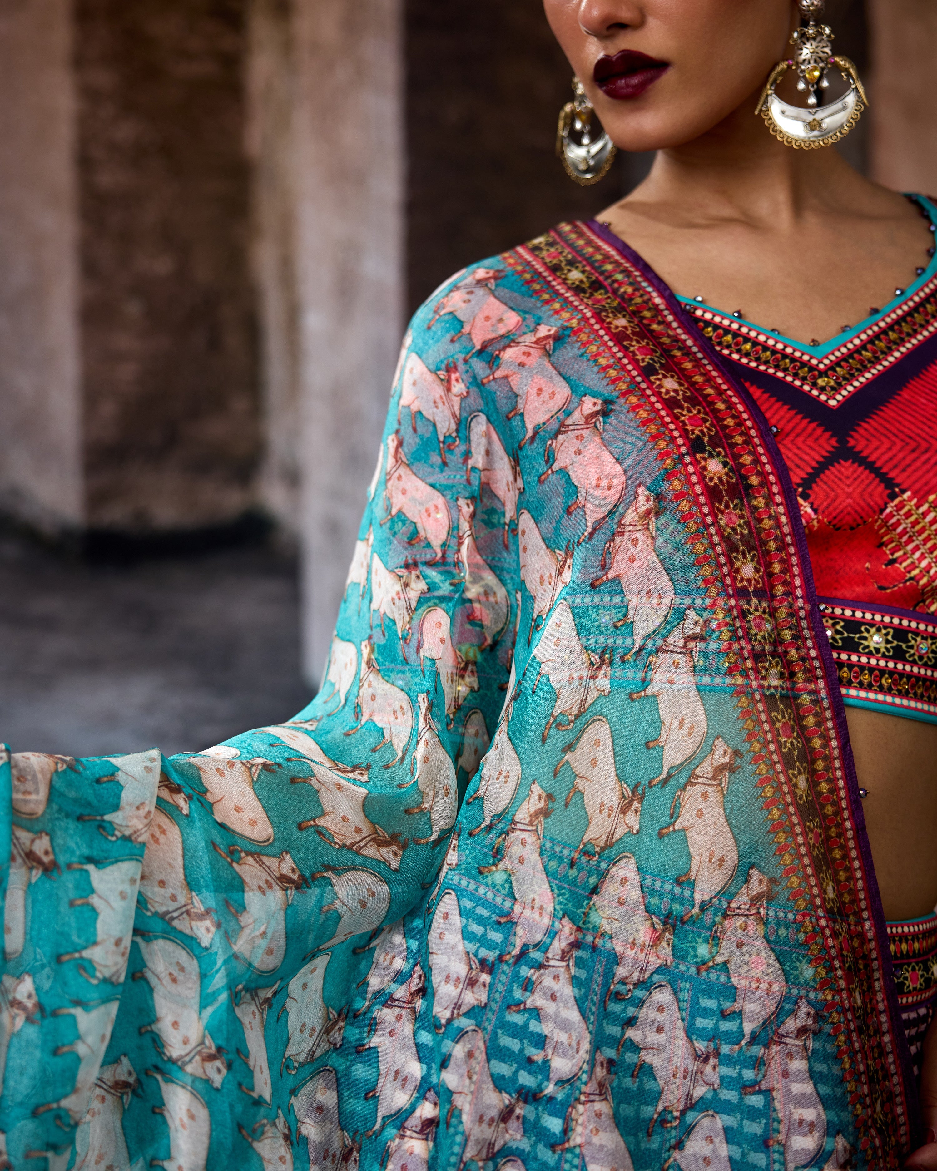 Bethari : Leela - Purple/Turquoise
