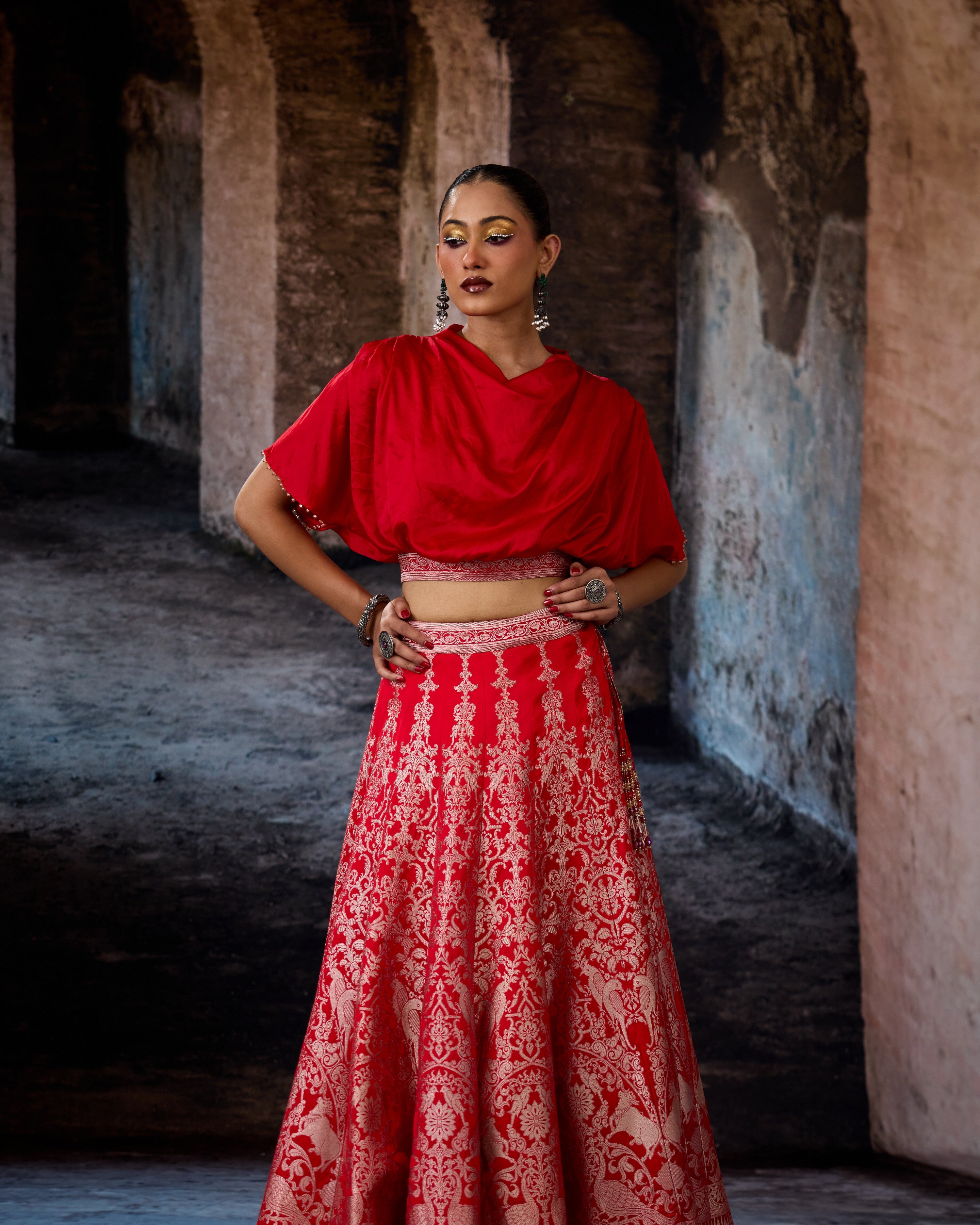 Bethari : Varsha/Leela - Red