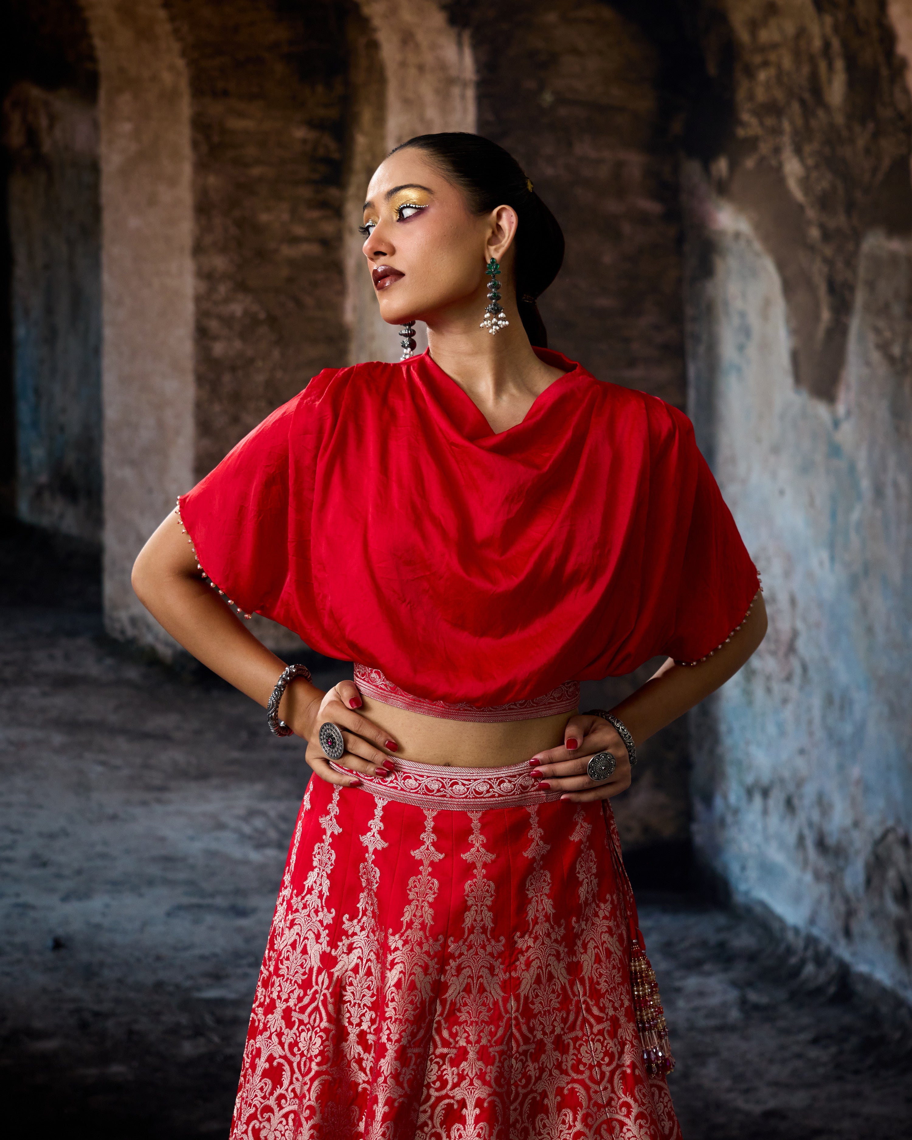 Bethari : Varsha/Leela - Red