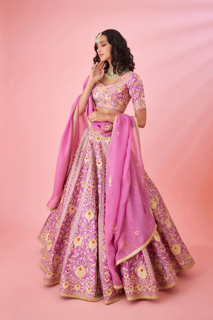 Orchid Lavender Lehenga Set