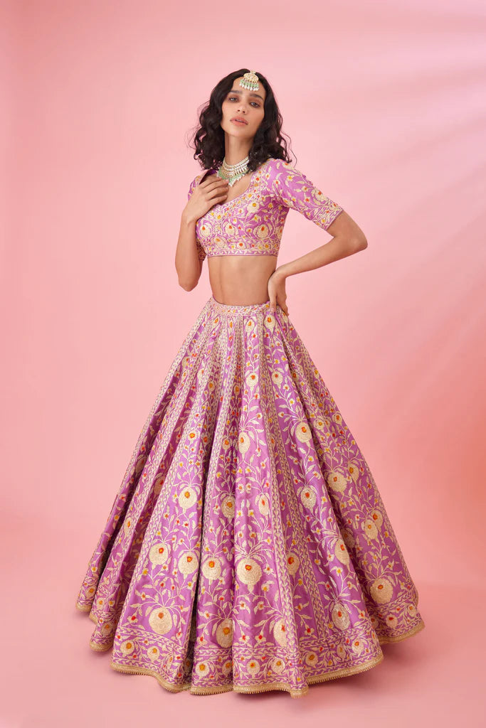 Orchid Lavender Lehenga Set