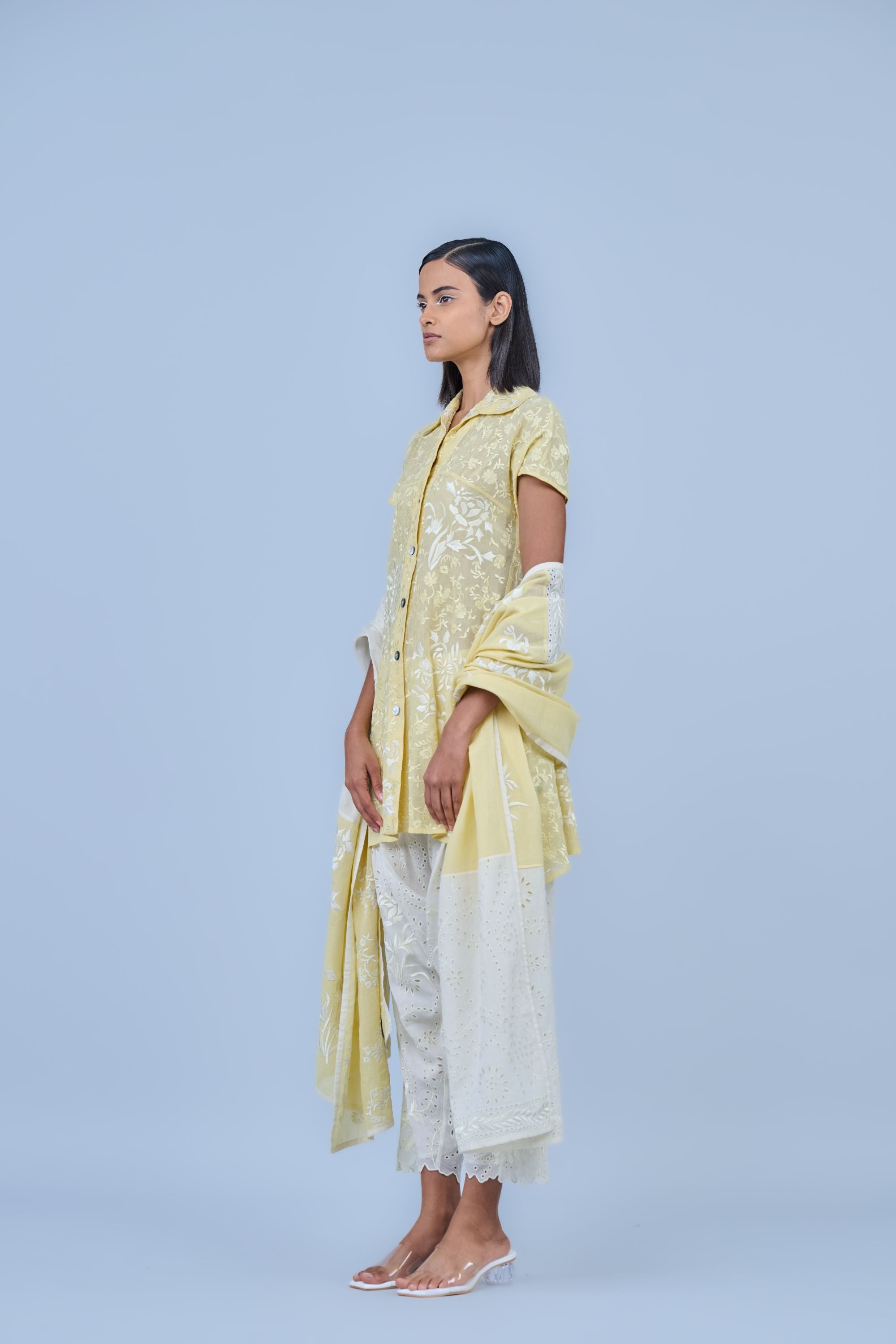 Ecru Ec Handloom Cotton Salwar
