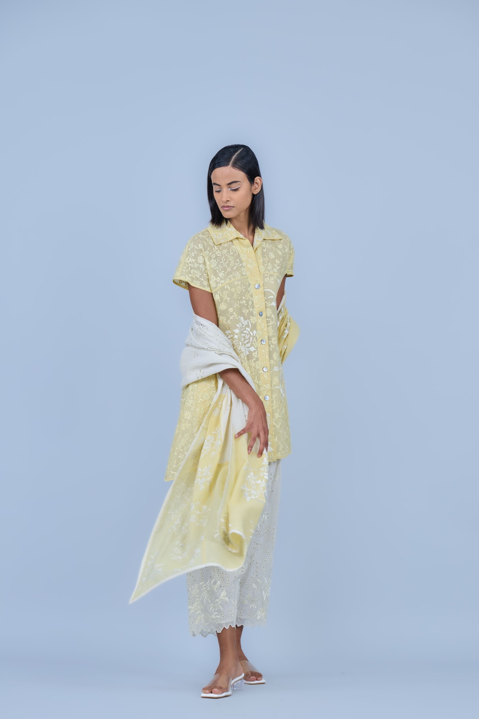Ecru Ec Handloom Cotton Salwar
