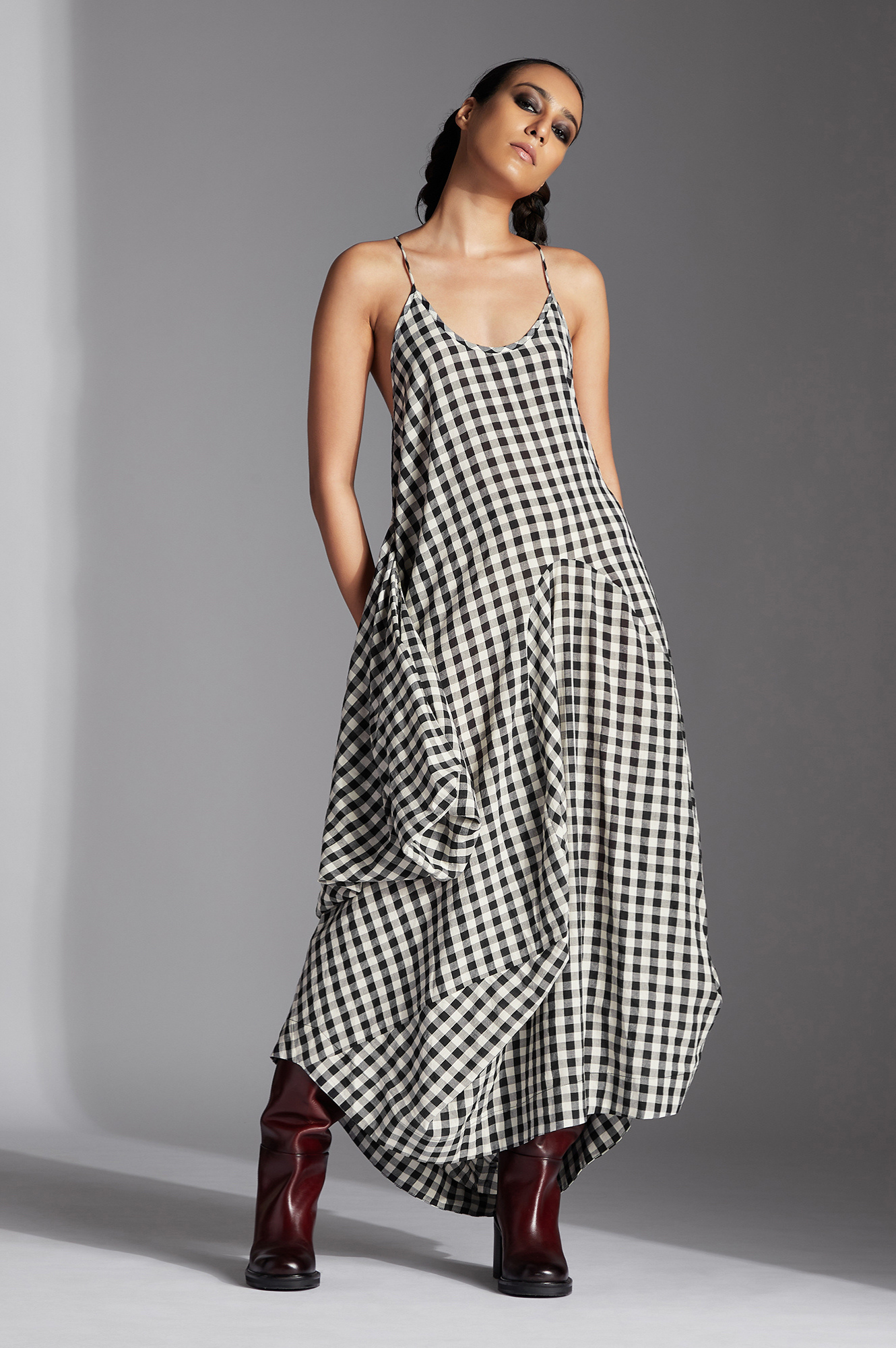 Tove Dress in Handwoven Mul