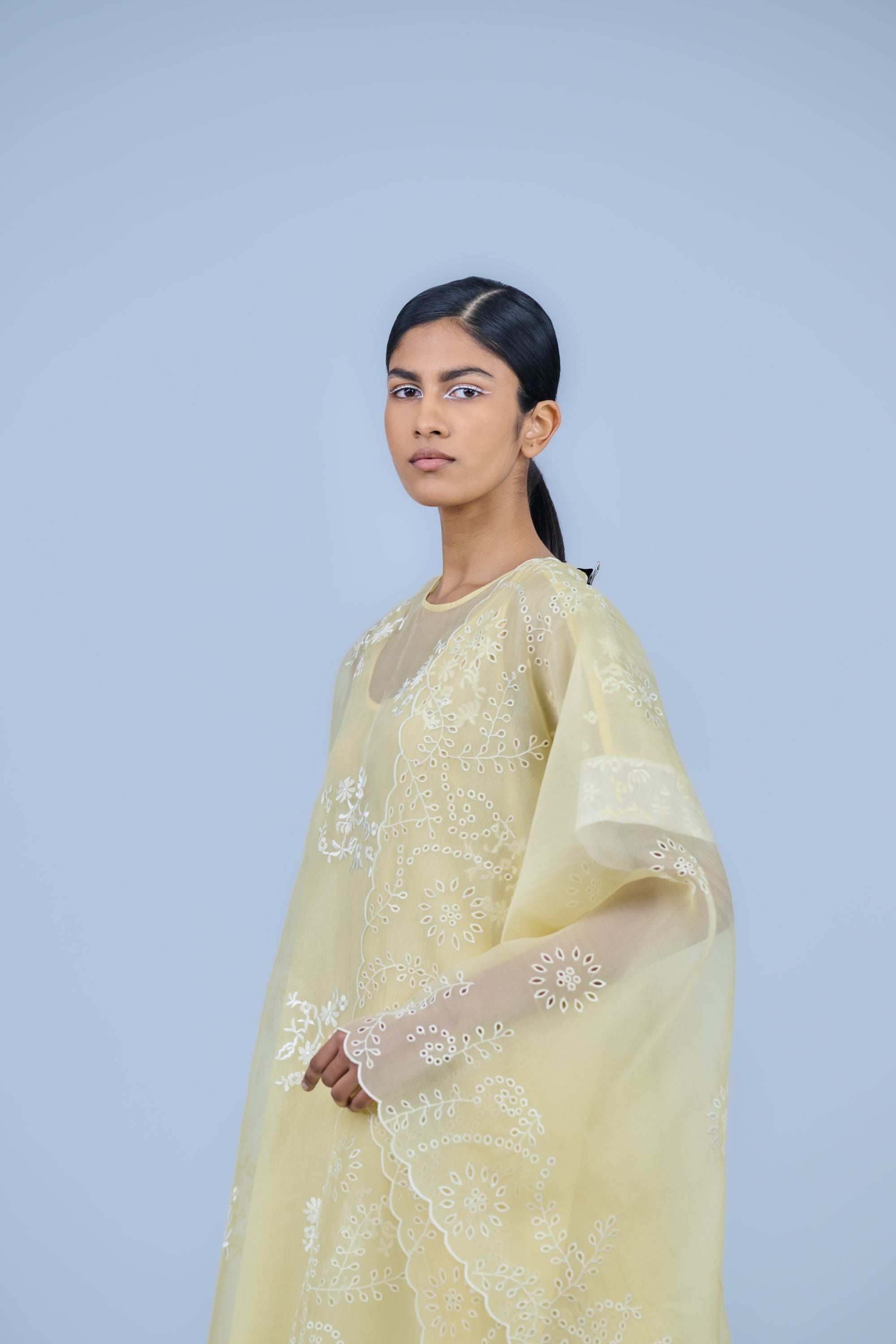 Sun Ec Silk Organza Kurta