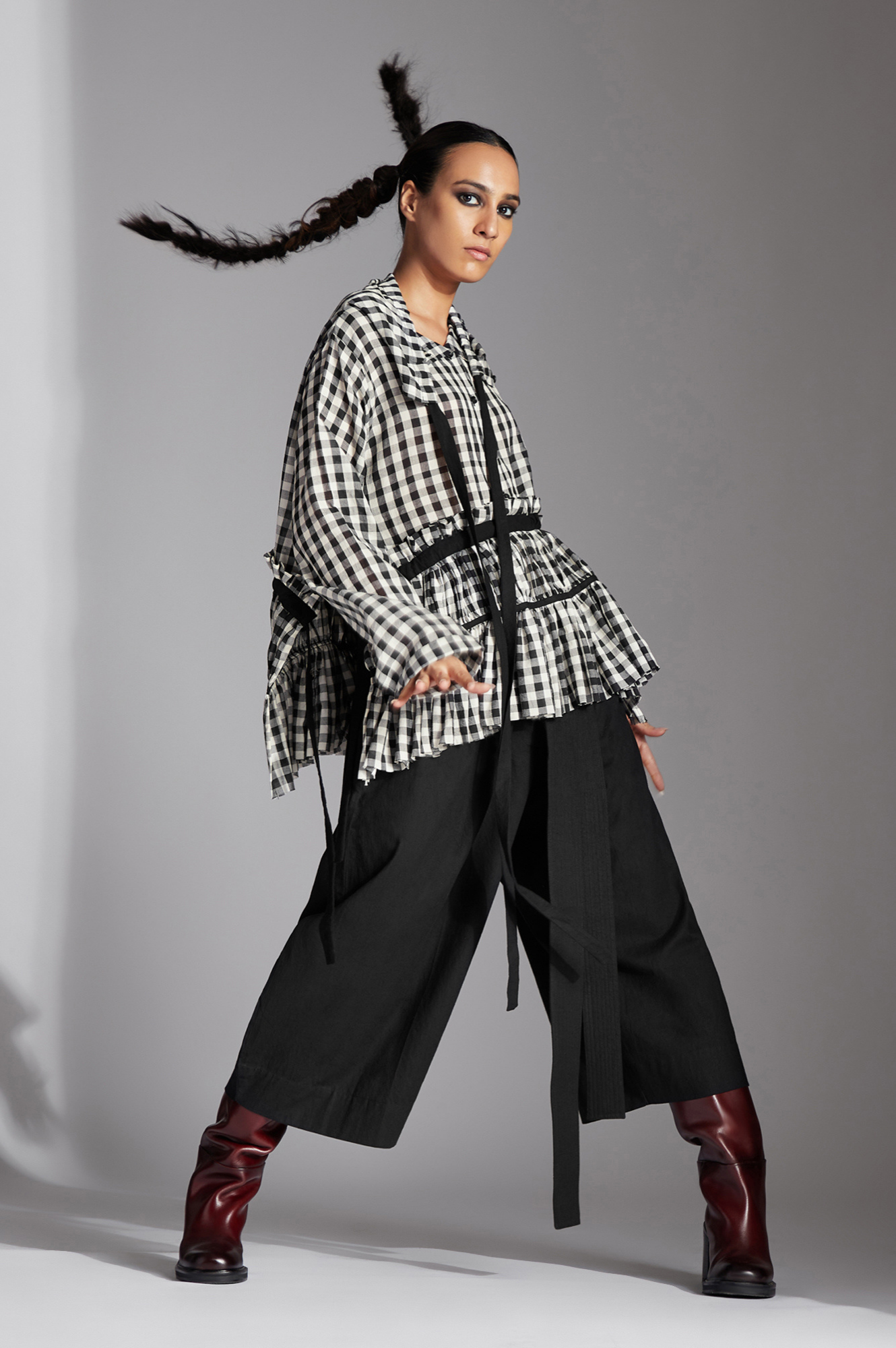 Miro Top in Handwoven Mul