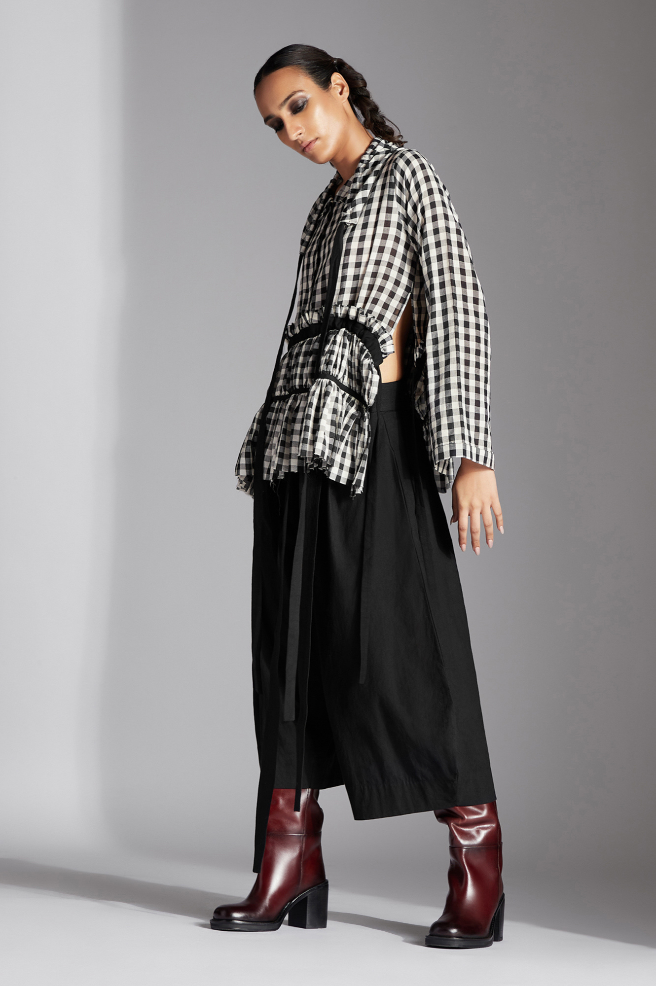 Miro Top in Handwoven Mul