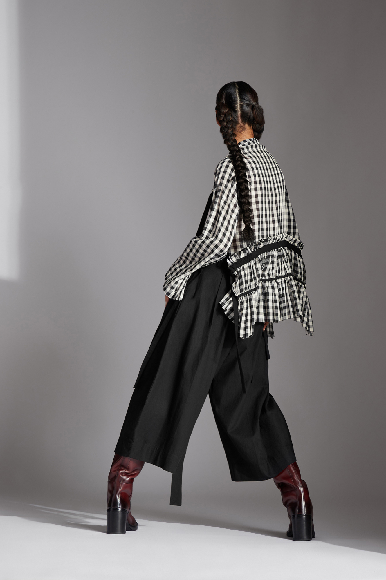 Miro Top in Handwoven Mul