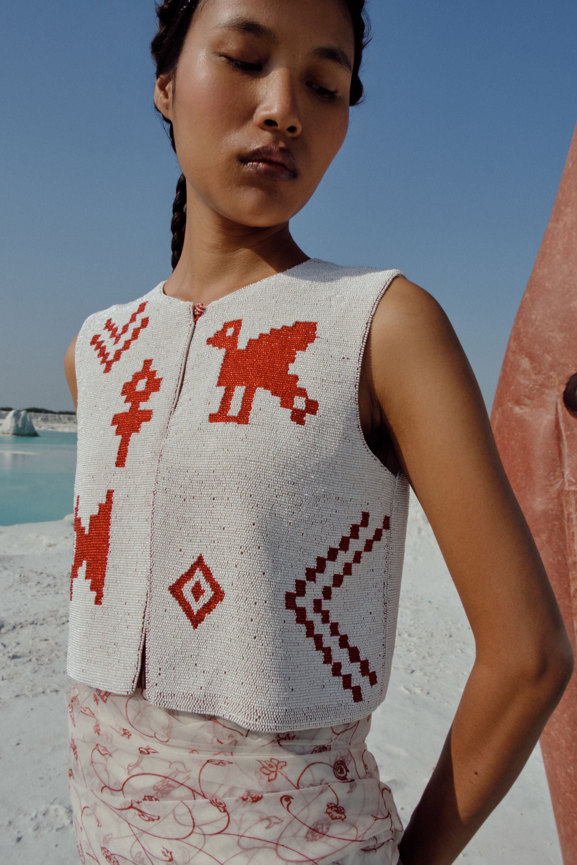Wuna Beaded Vest