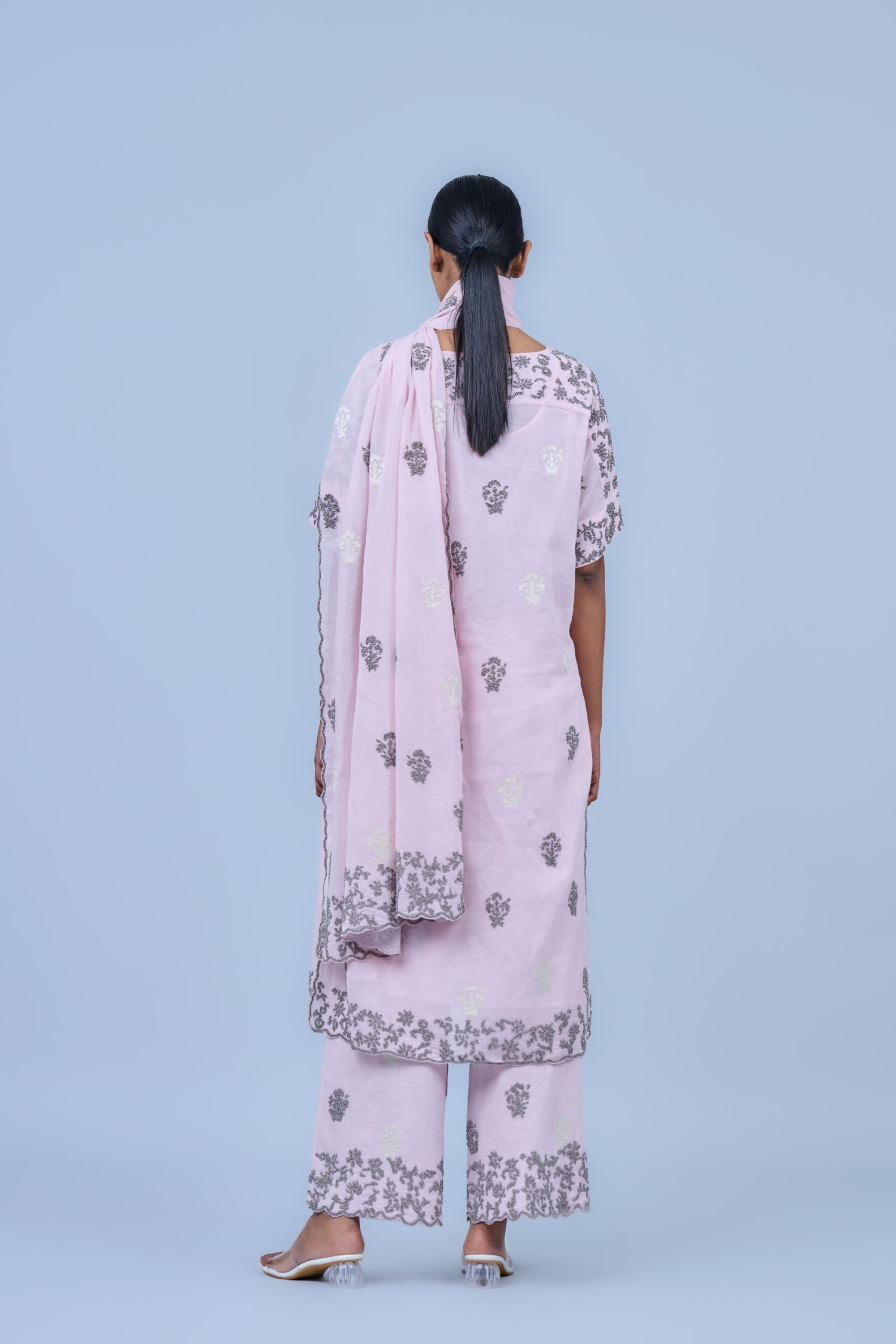 Powder Ec Slv Handloom Cotton Pant