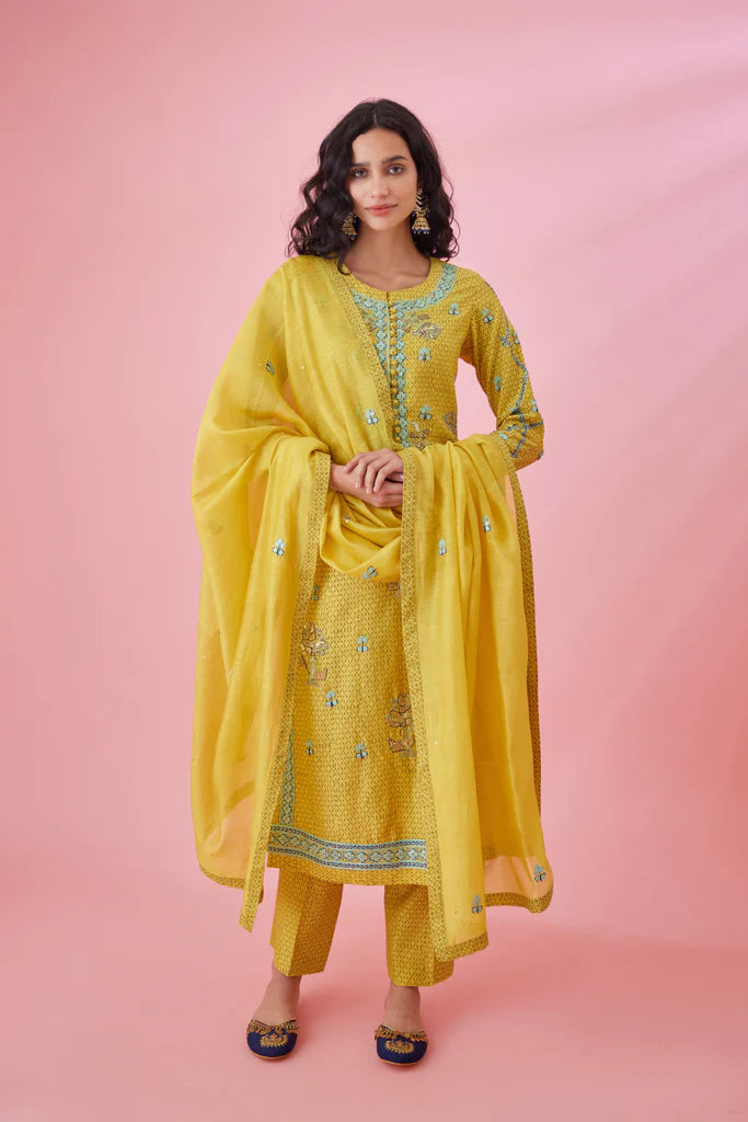 Yellow Kurta Set