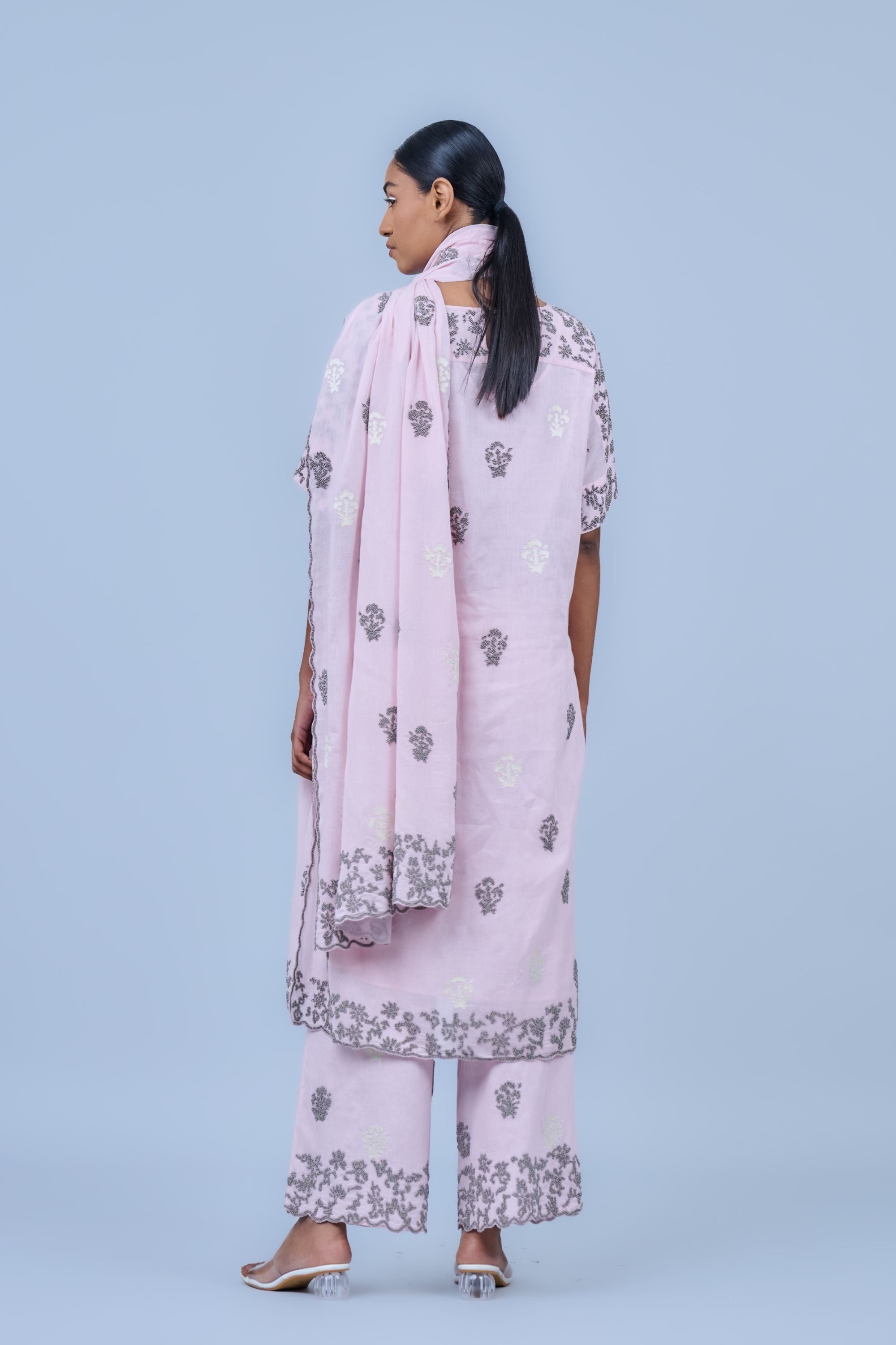 Powder Ec Slv Handloom Cotton Pant