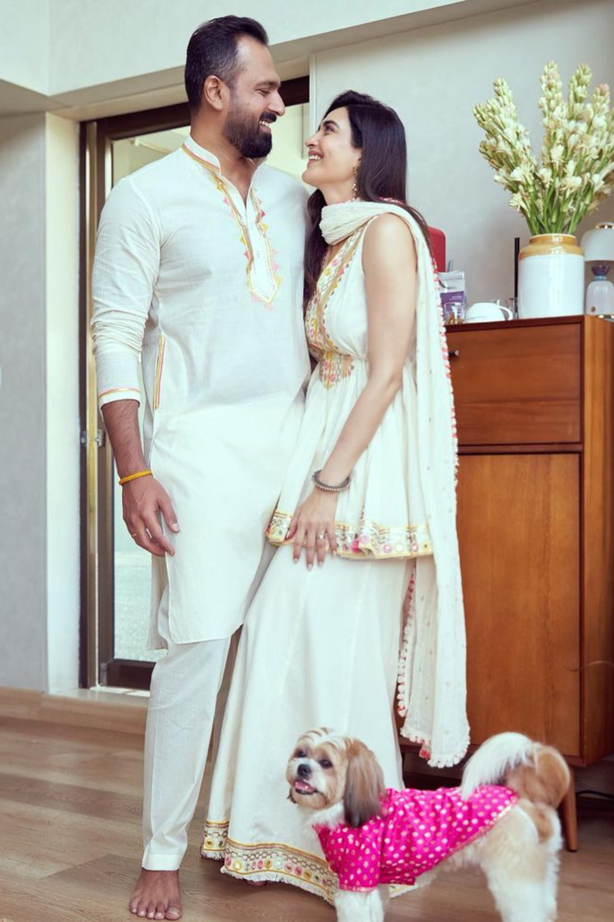 Hana Sharara Set with Dupatta- Karishma Tanna