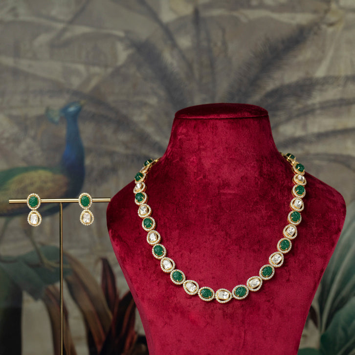 Sabz Patthar Necklace