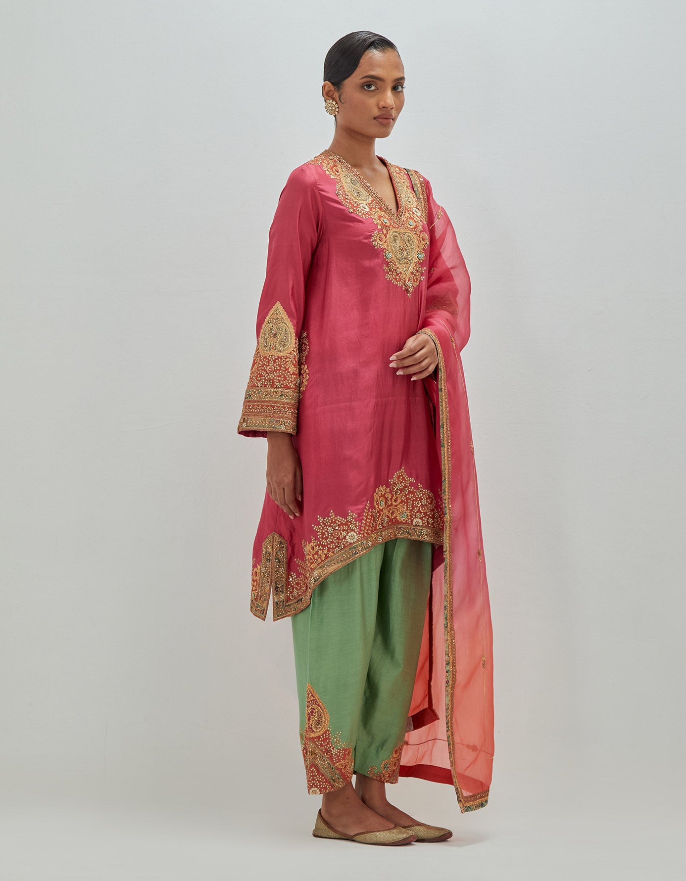 Festive Pret  Dhoti Set