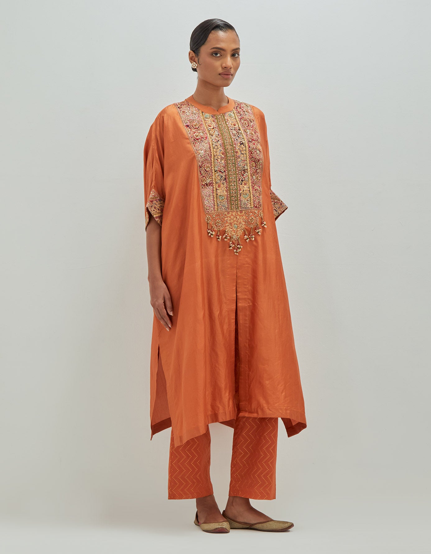 festive pret kaftan set