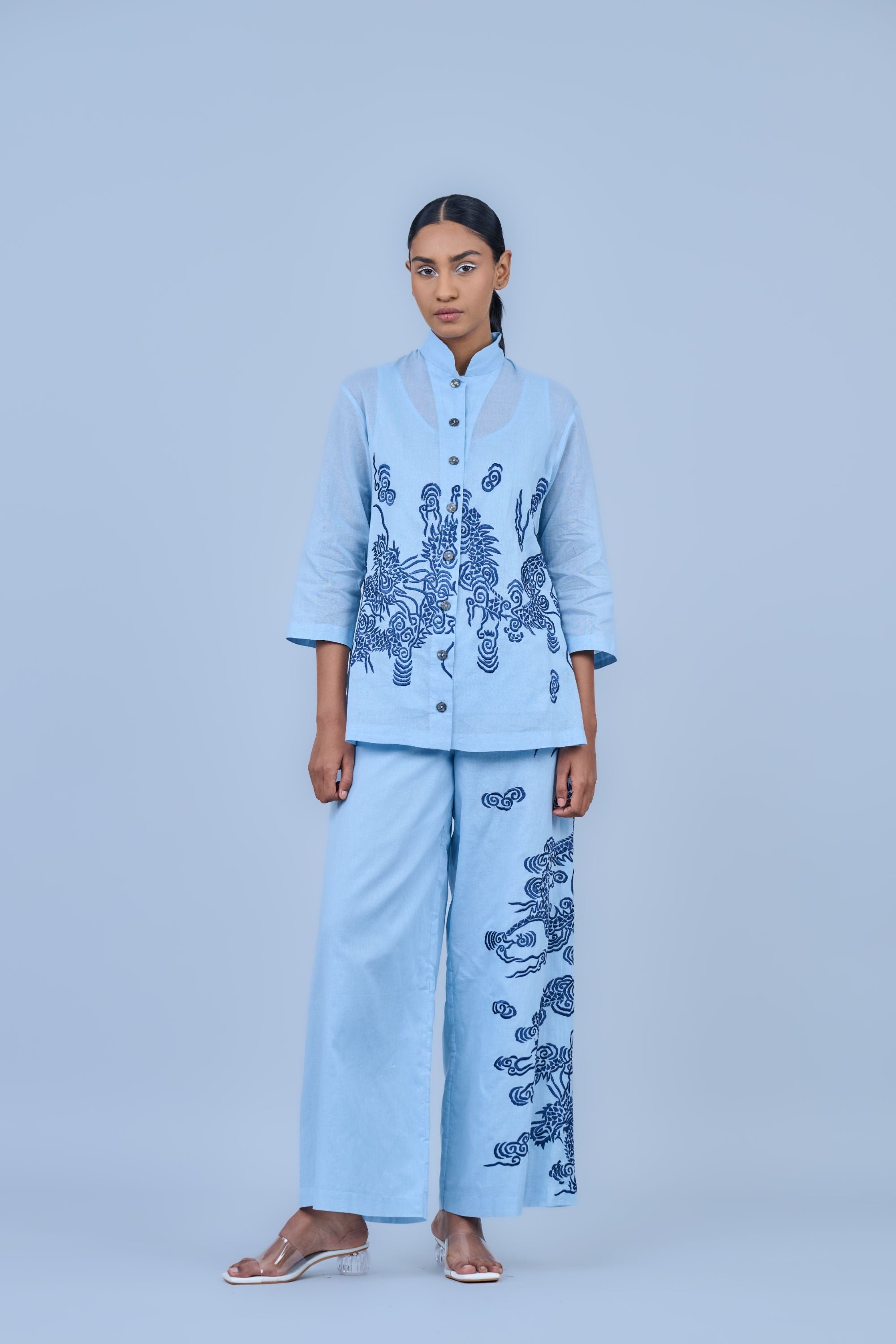 Ice Spc Handloom Cotton Top