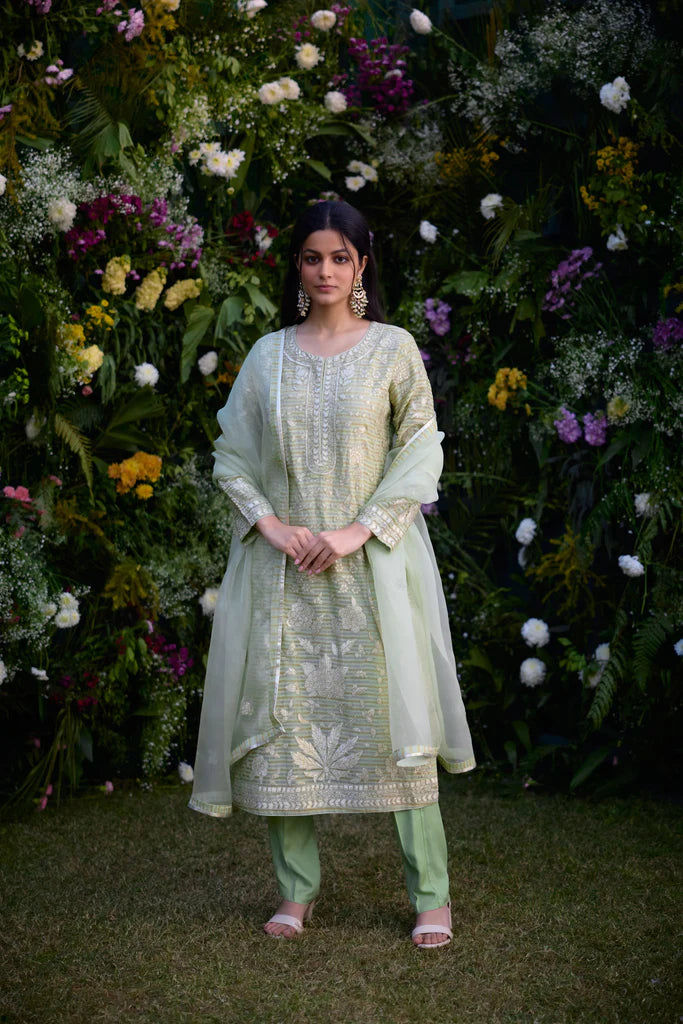 Mist Jade Green Kurta Set