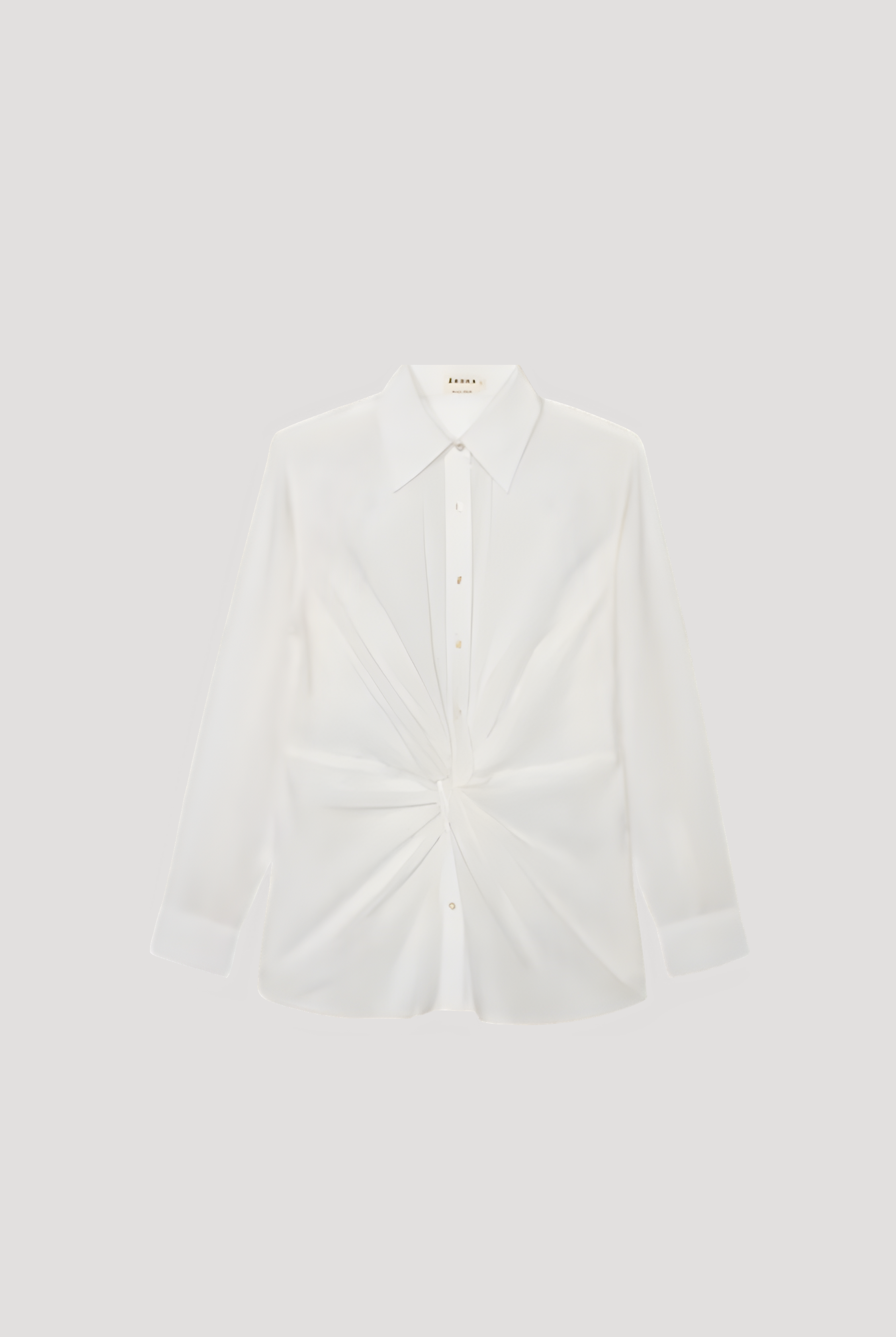 White Organic Cotton Twist Shirt