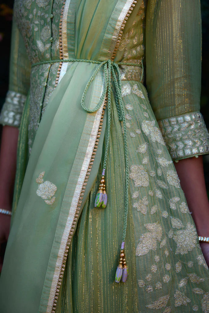 Mist Green Anarkali Set