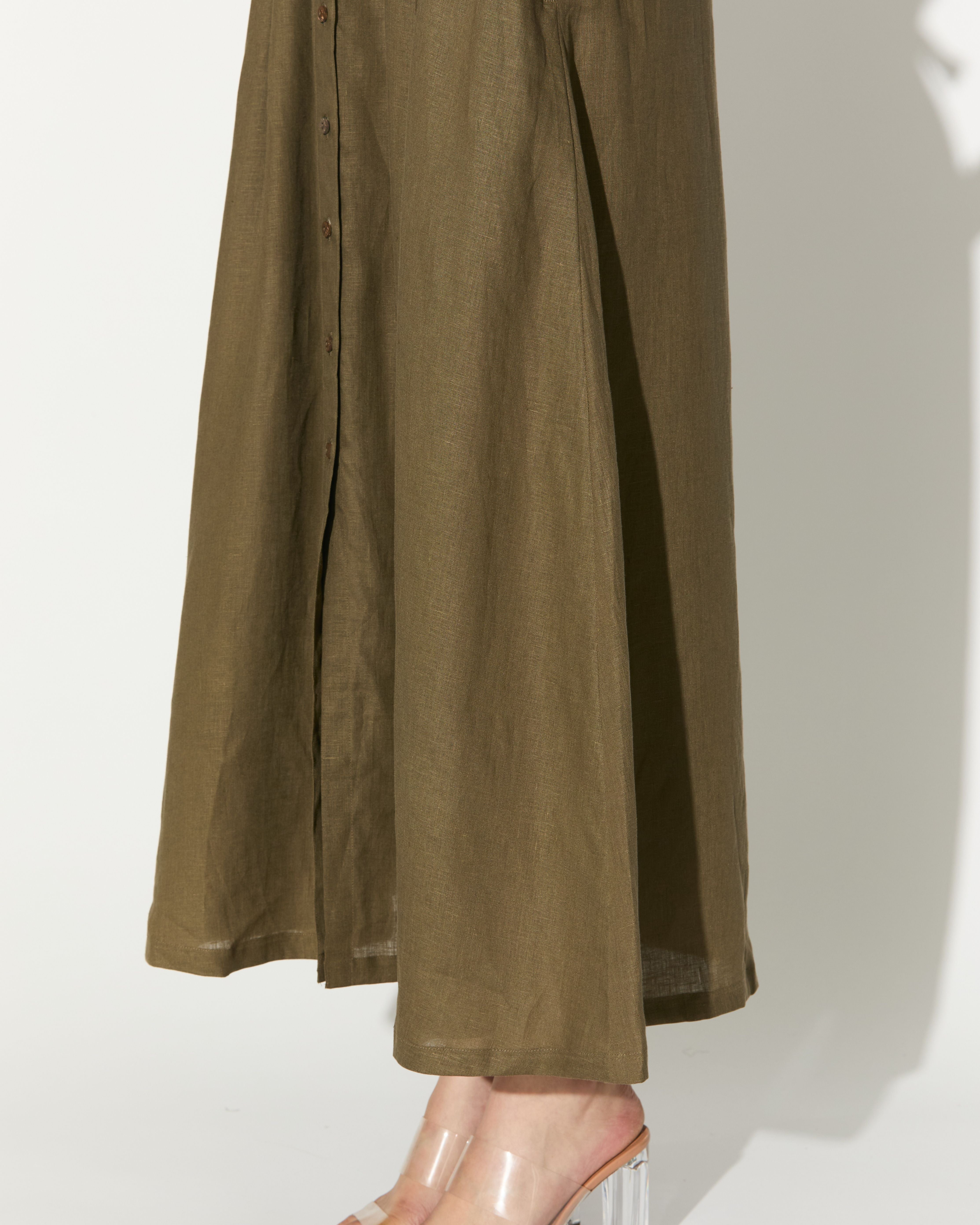 SAGE GREEN SHIRT DRESS