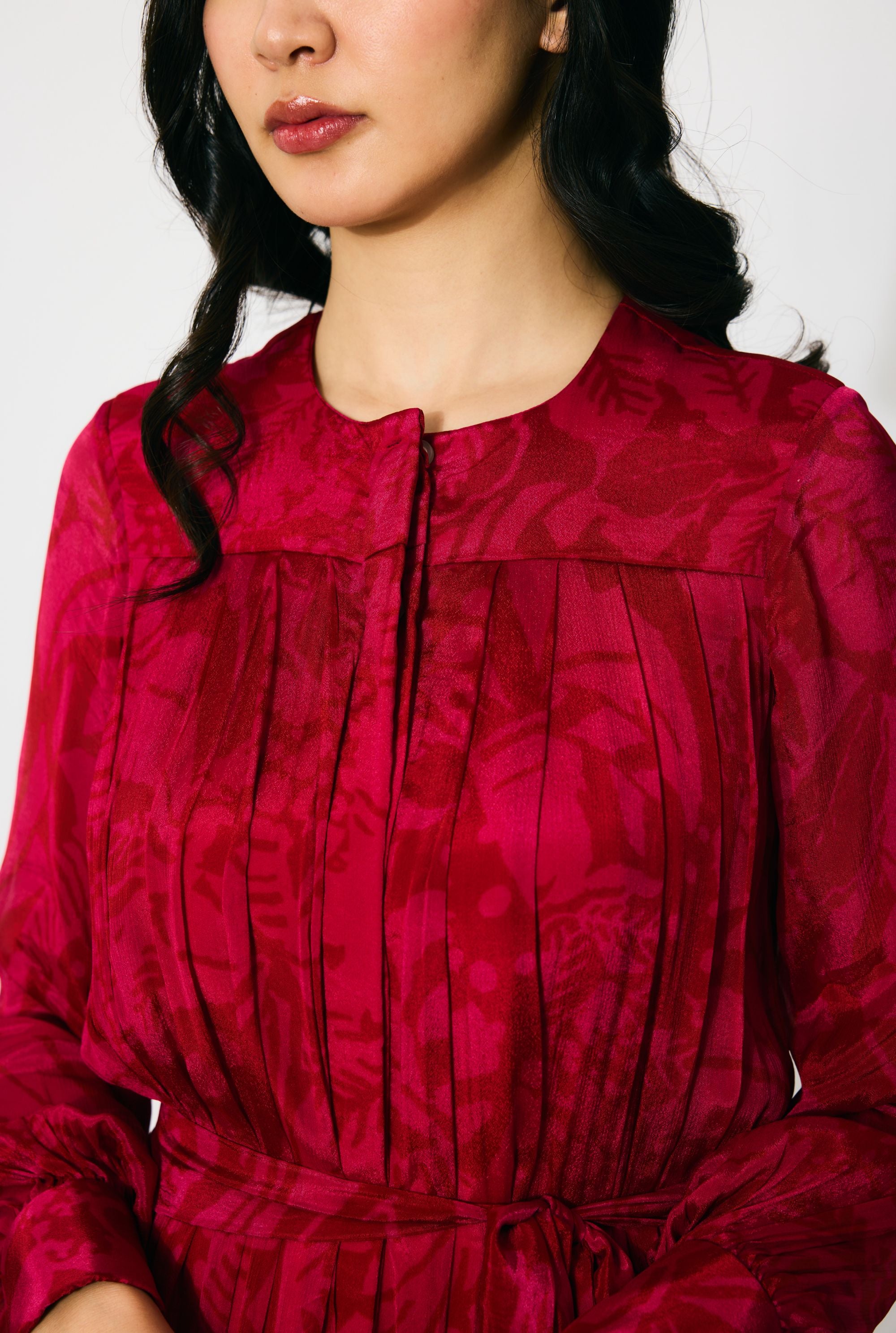 HOT PINK AND RED SHORT DRESS