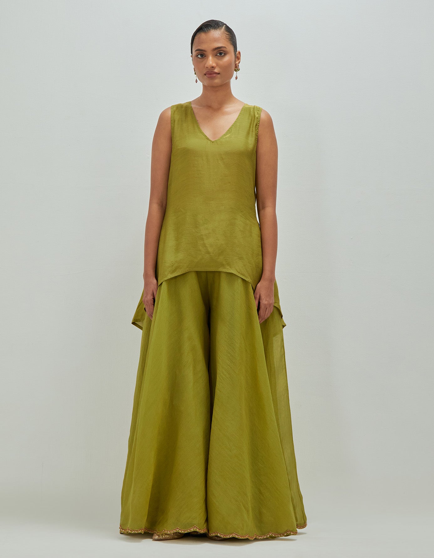 Peplum Sharara Set