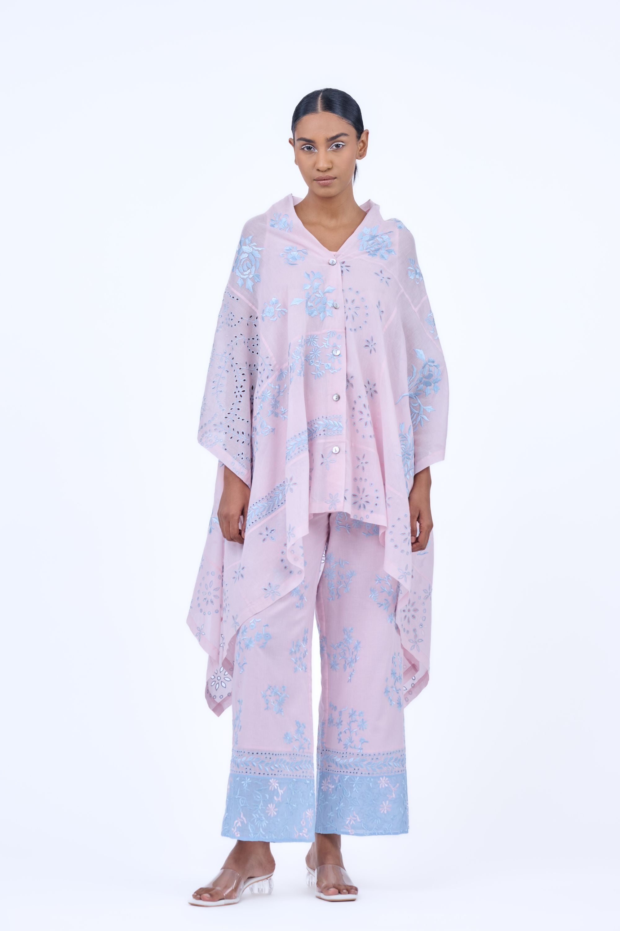 Powder Ice Handloom Cotton Cape