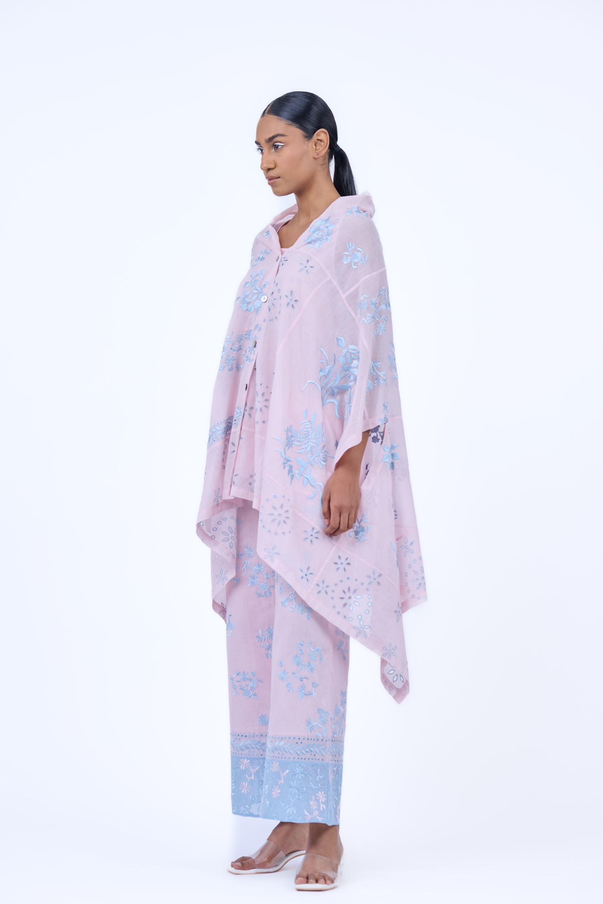 Powder Ice Handloom Cotton Cape