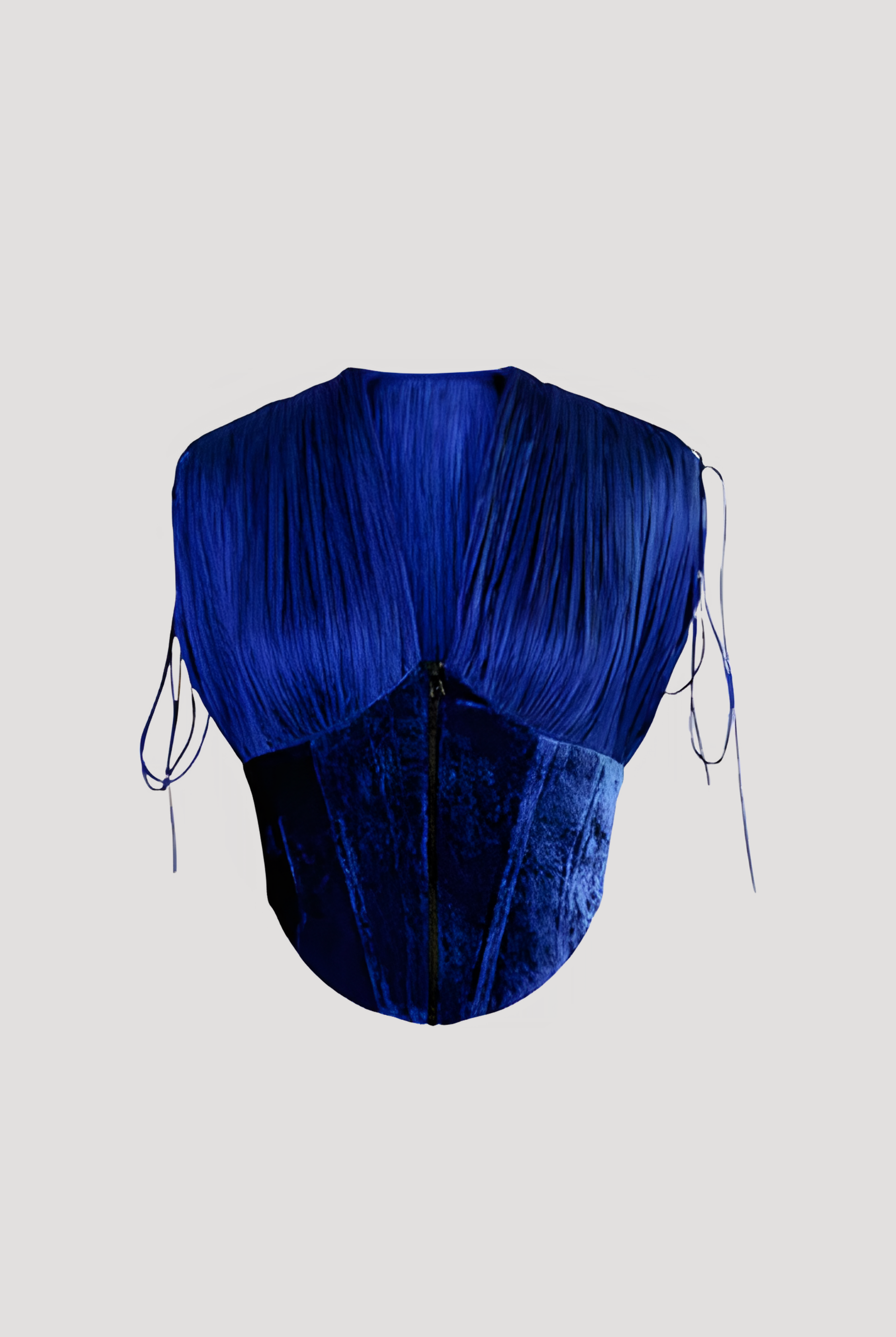 Veronica Corset Top in Blue
