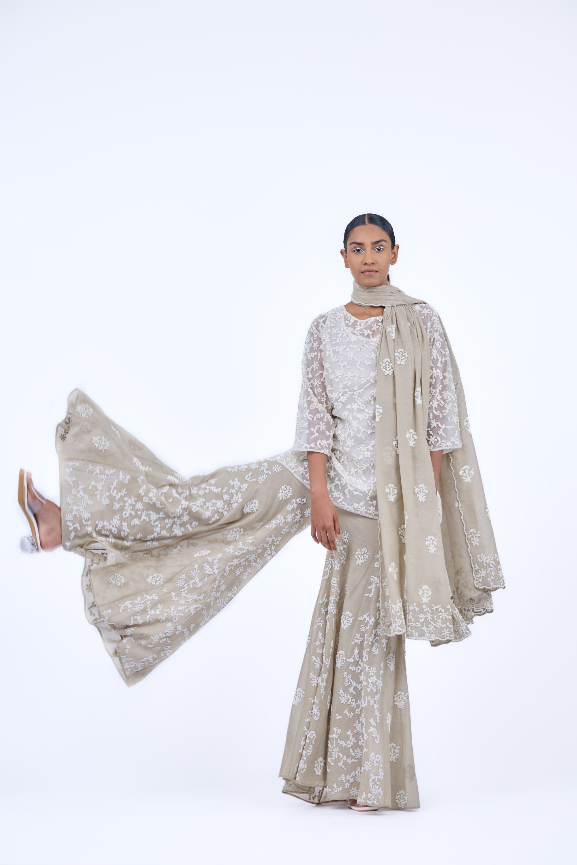 Natural Ec Ec Handloom Cotton Dupatta