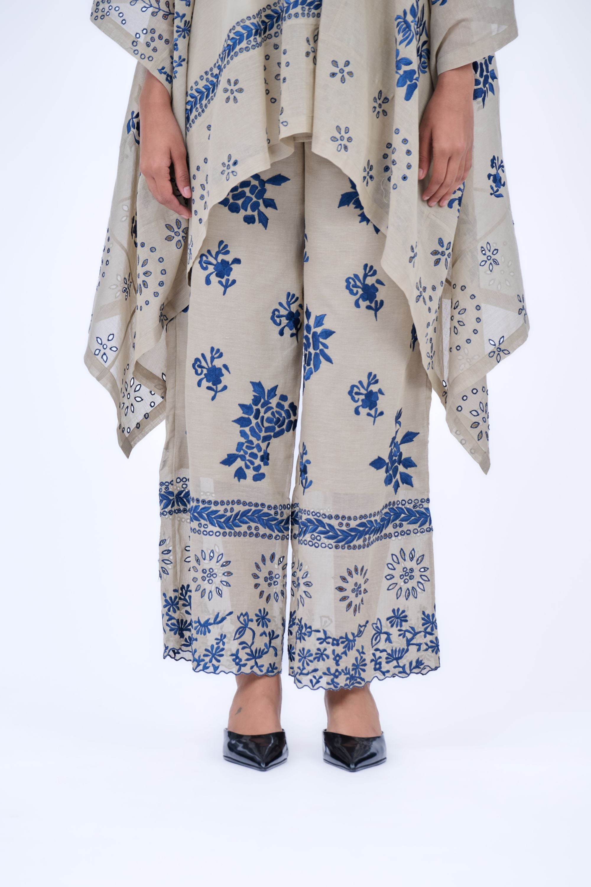 Natural Spc Handloom Cotton Cape