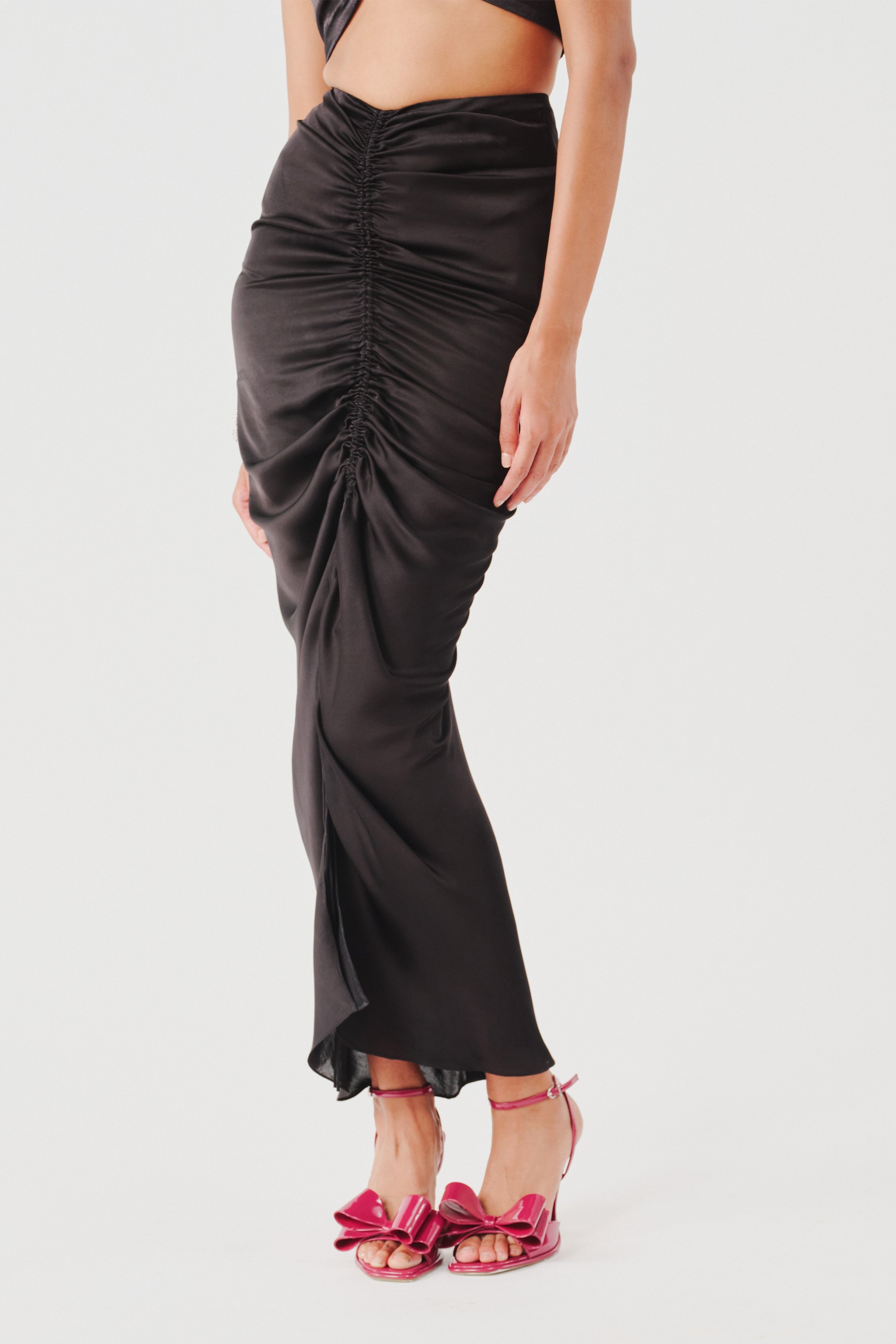 Cirrus Skirt in Noir