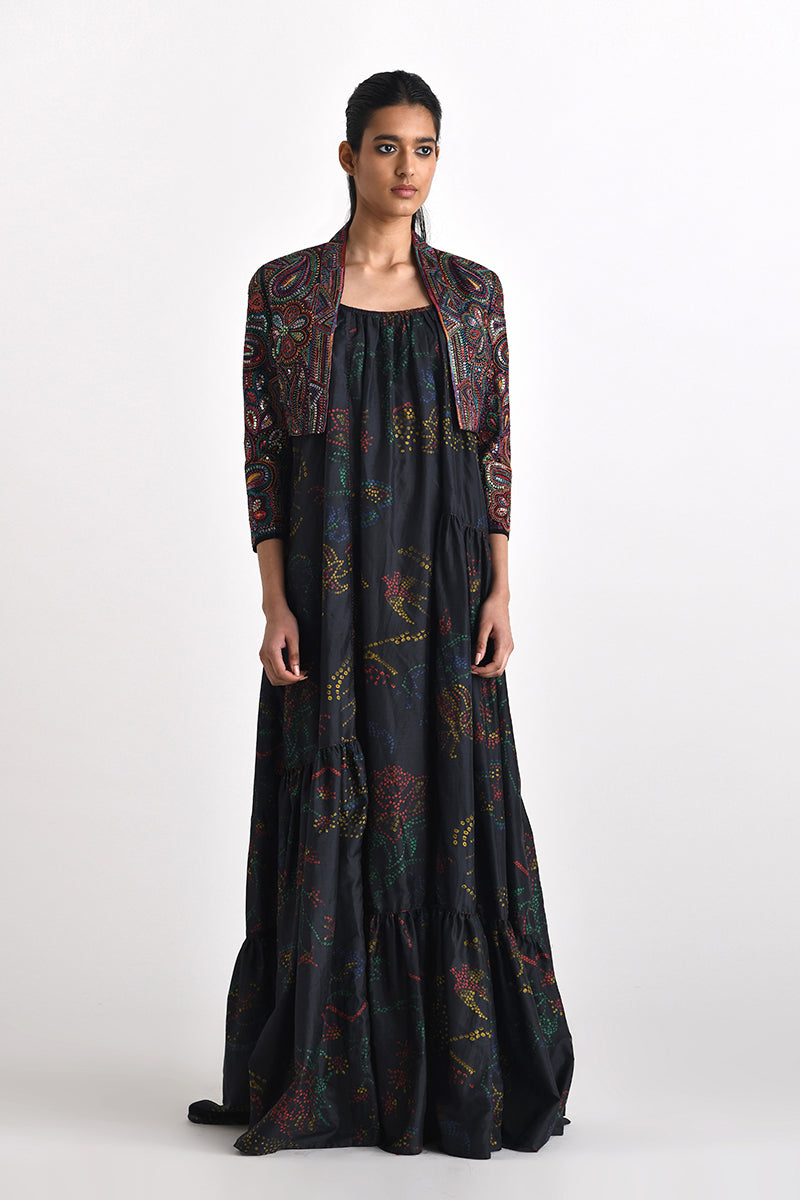 Achilles Embroidery Short Jacket