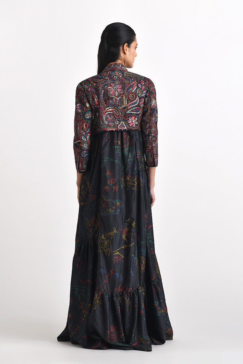 Achilles Embroidery Short Jacket