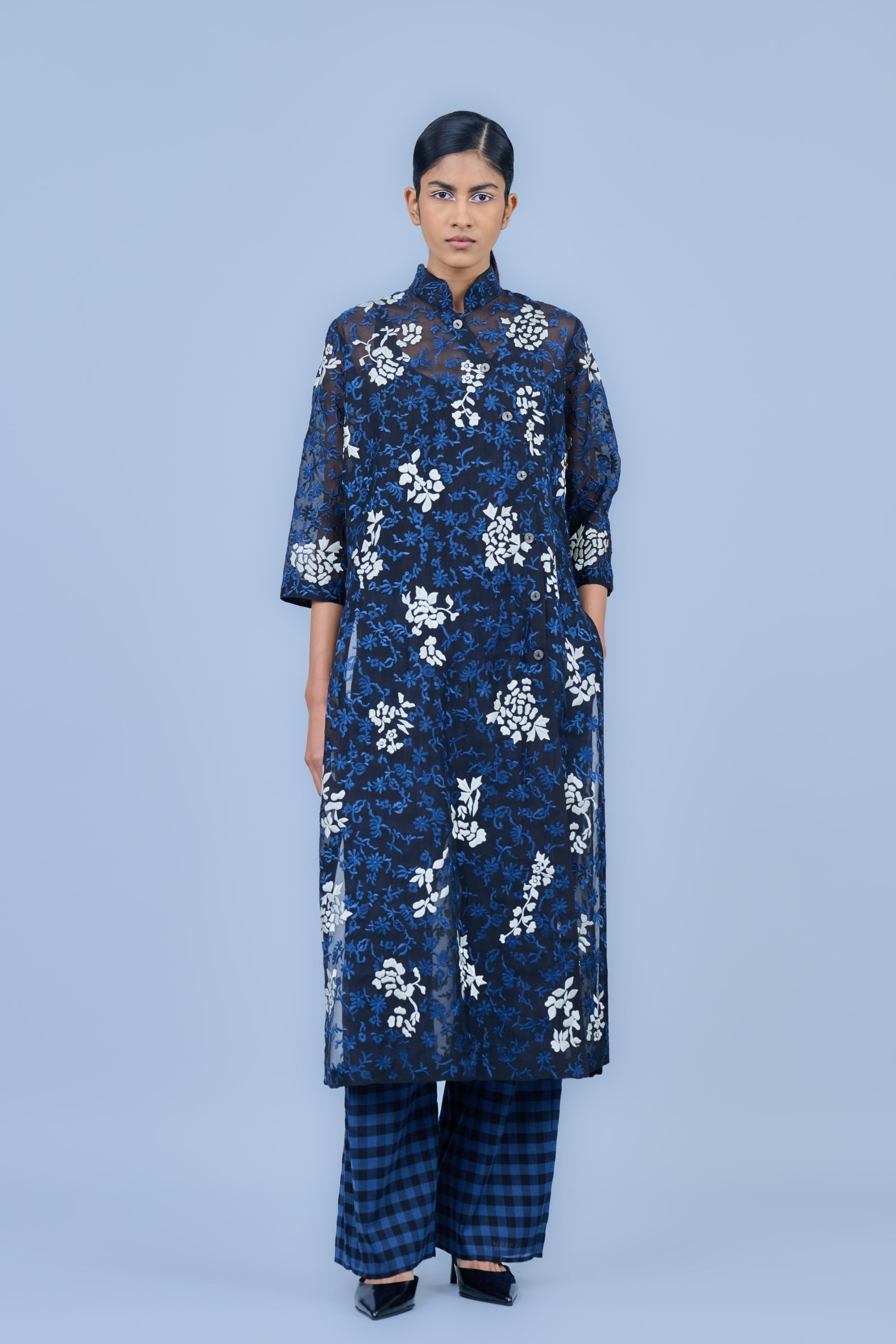 Space Yarn Dyed Cotton Pant