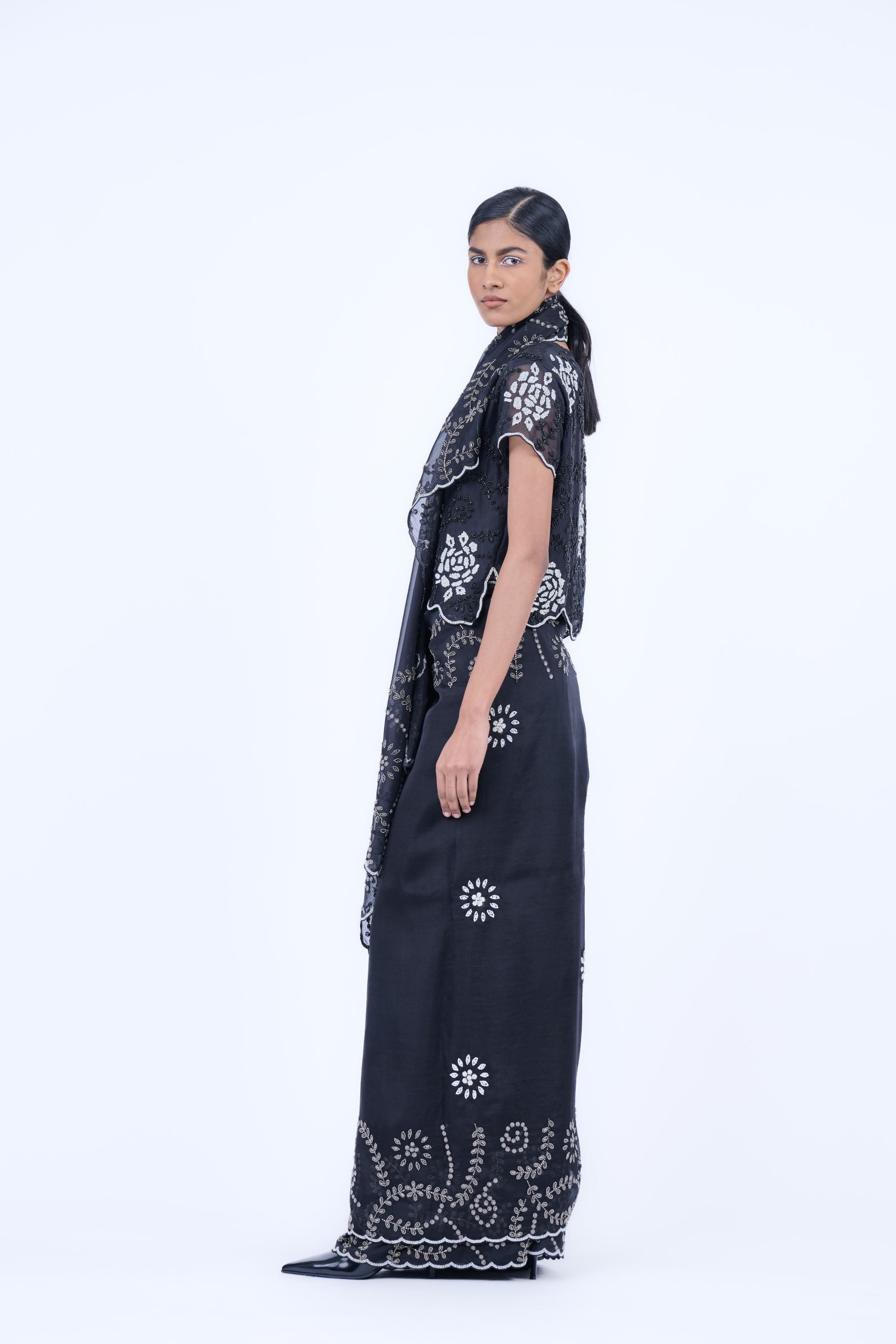 Black Blk Ec Handloom Cotton Dress