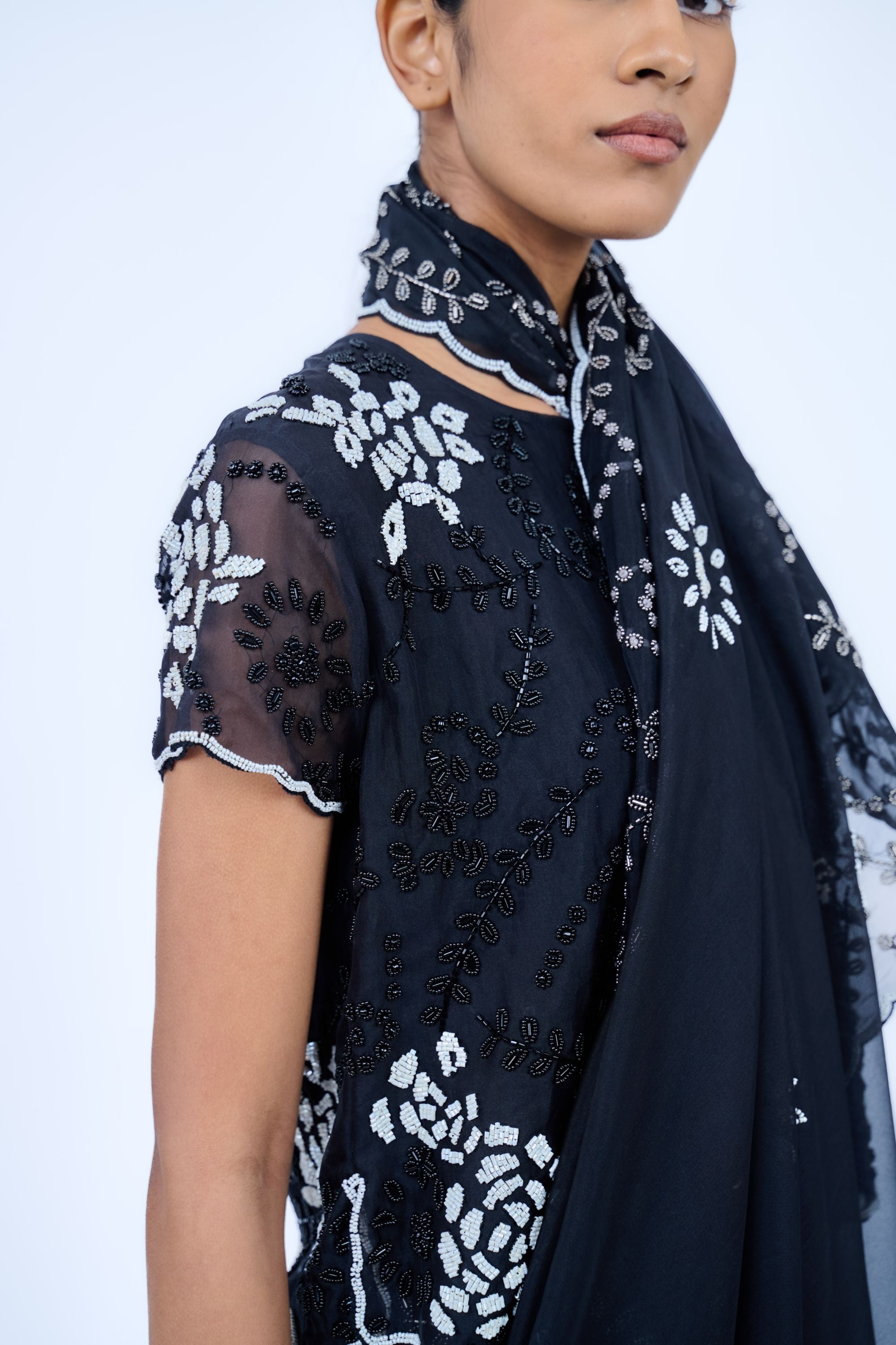 Black Blk Ec Handloom Cotton Dress