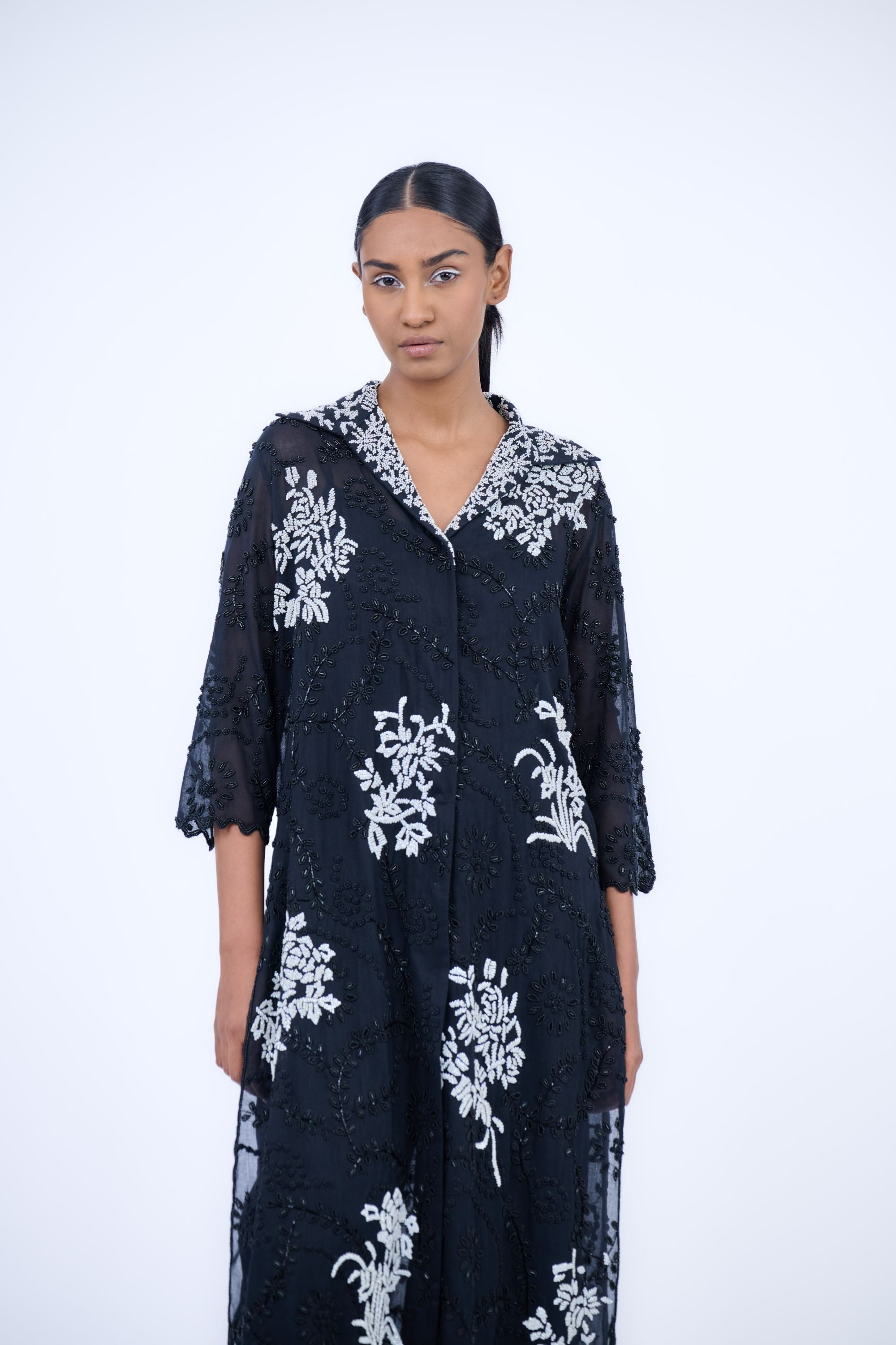 Black Blk Ec Handloom Cotton Shirt