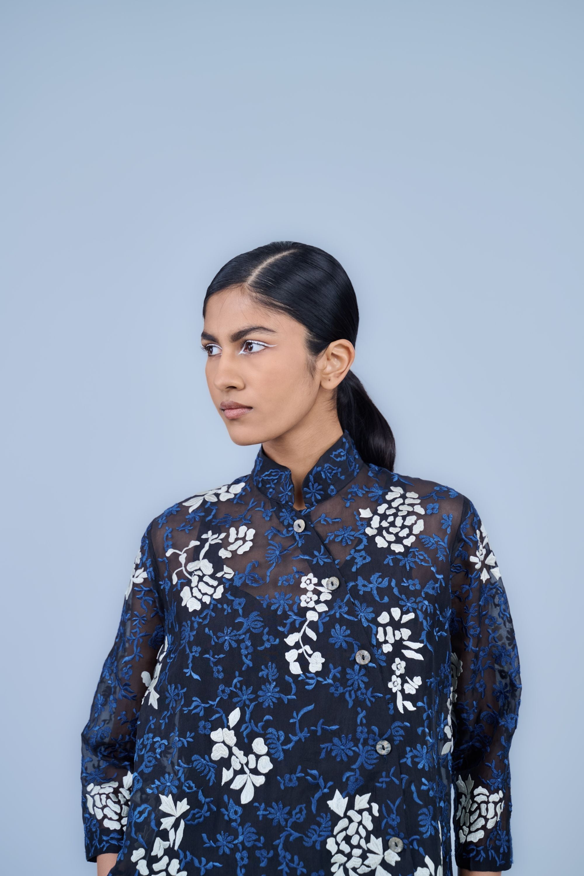 Space Yarn Dyed Cotton Pant