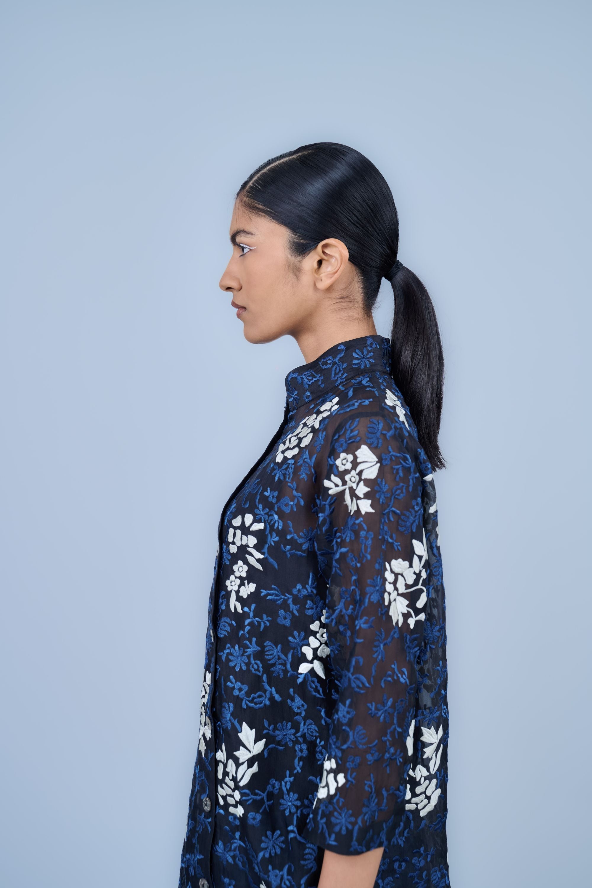 Space Yarn Dyed Cotton Pant